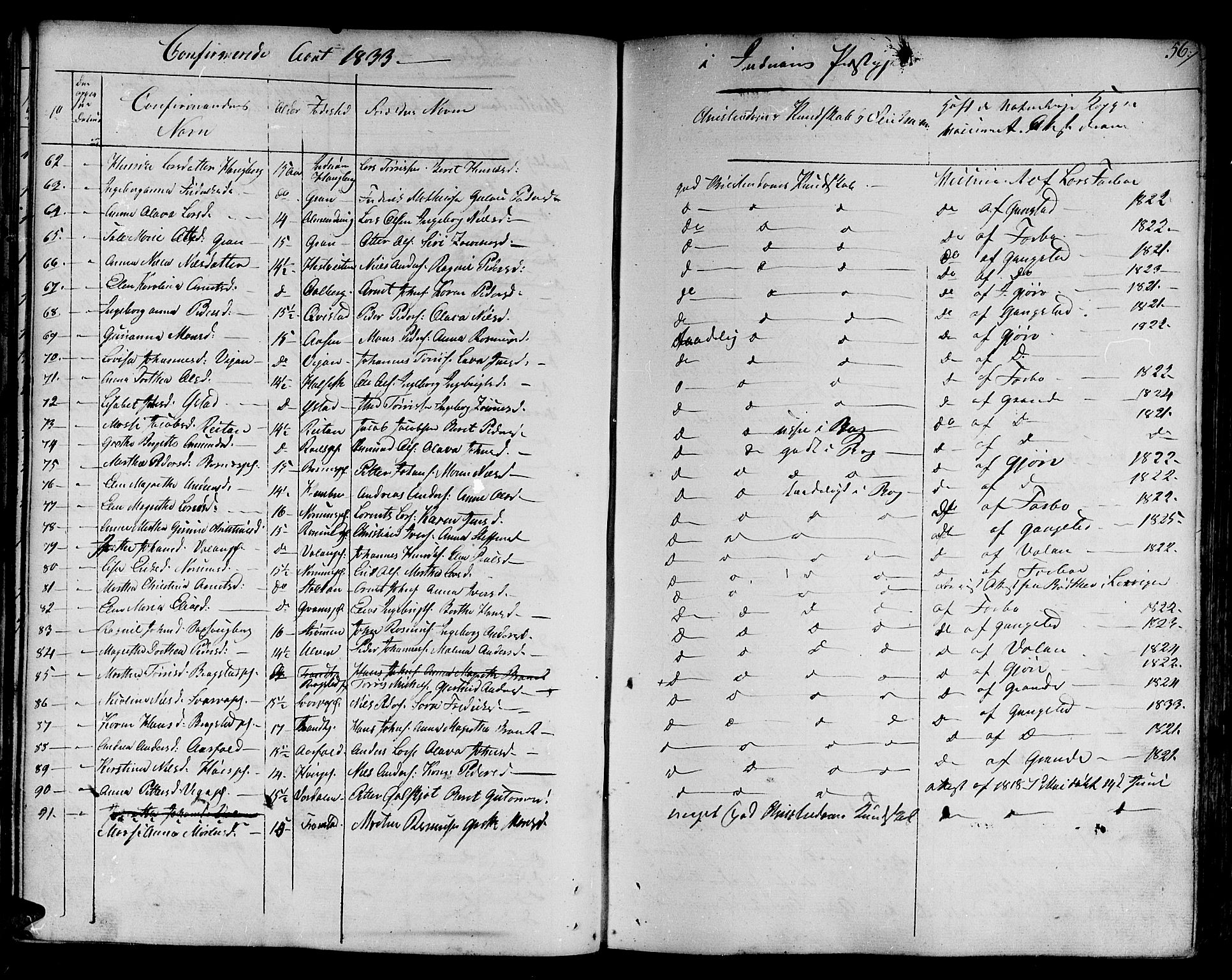 Ministerialprotokoller, klokkerbøker og fødselsregistre - Nord-Trøndelag, SAT/A-1458/730/L0277: Ministerialbok nr. 730A06 /1, 1830-1839, s. 56