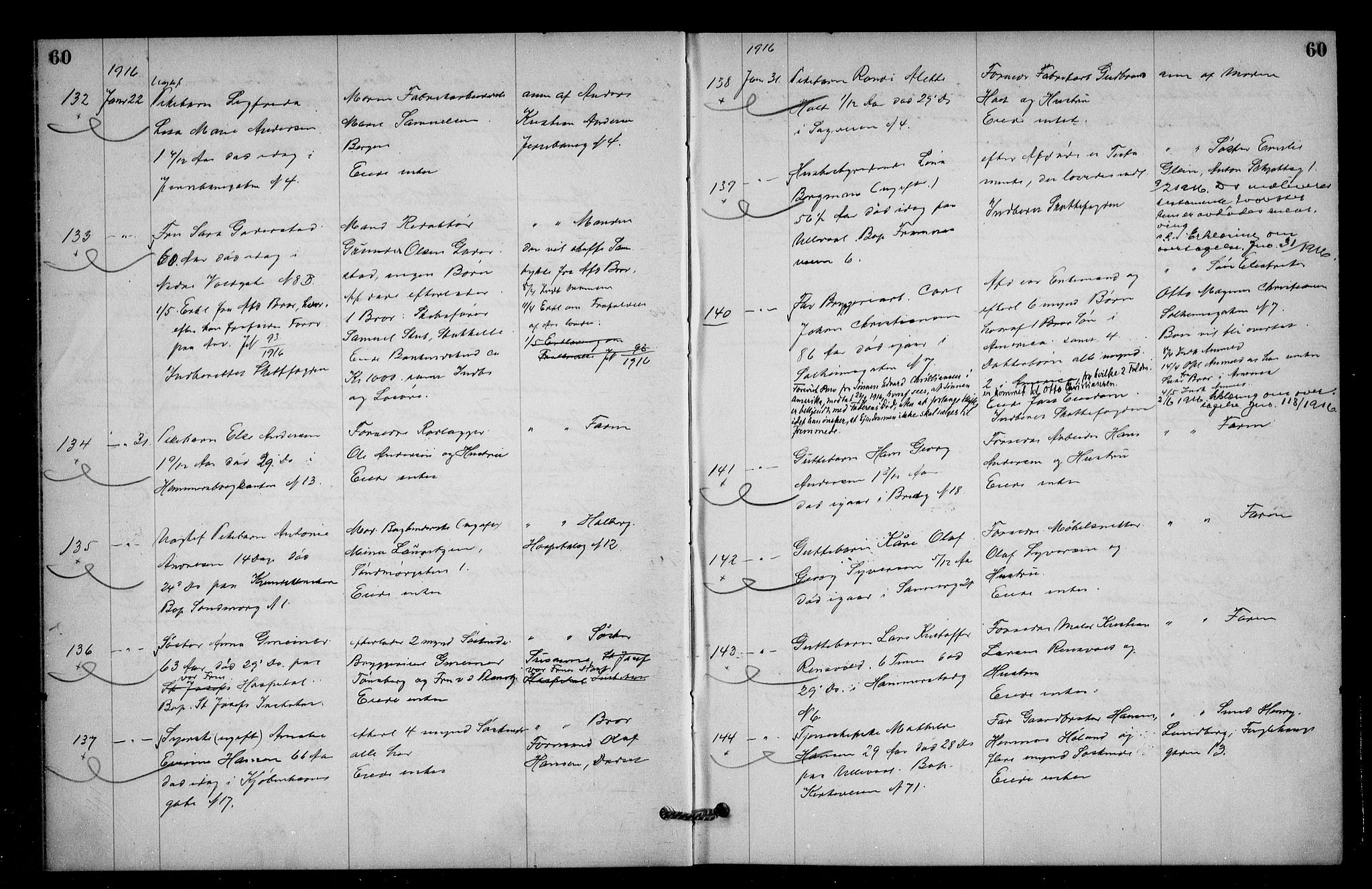 Oslo skifterett, AV/SAO-A-10383/G/Ga/Gac/L0008: Dødsfallsprotokoll, 1915-1917, s. 60