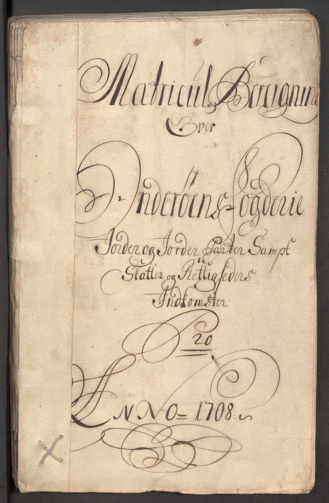 Rentekammeret inntil 1814, Reviderte regnskaper, Fogderegnskap, AV/RA-EA-4092/R63/L4316: Fogderegnskap Inderøy, 1708, s. 23