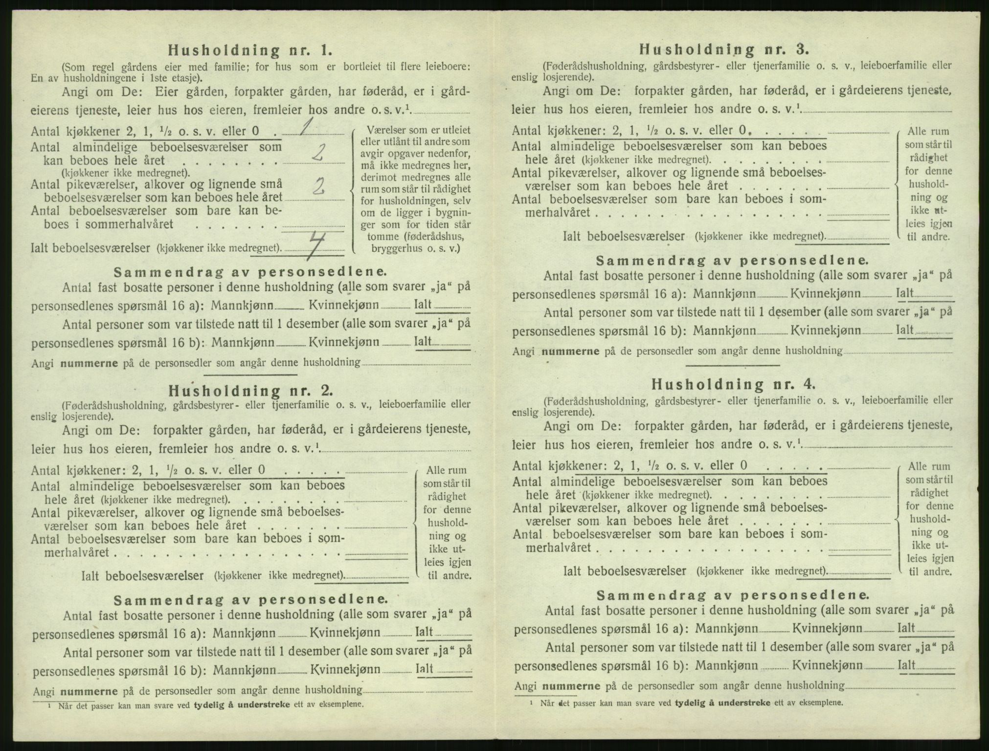 SAK, Folketelling 1920 for 0913 Søndeled herred, 1920, s. 140