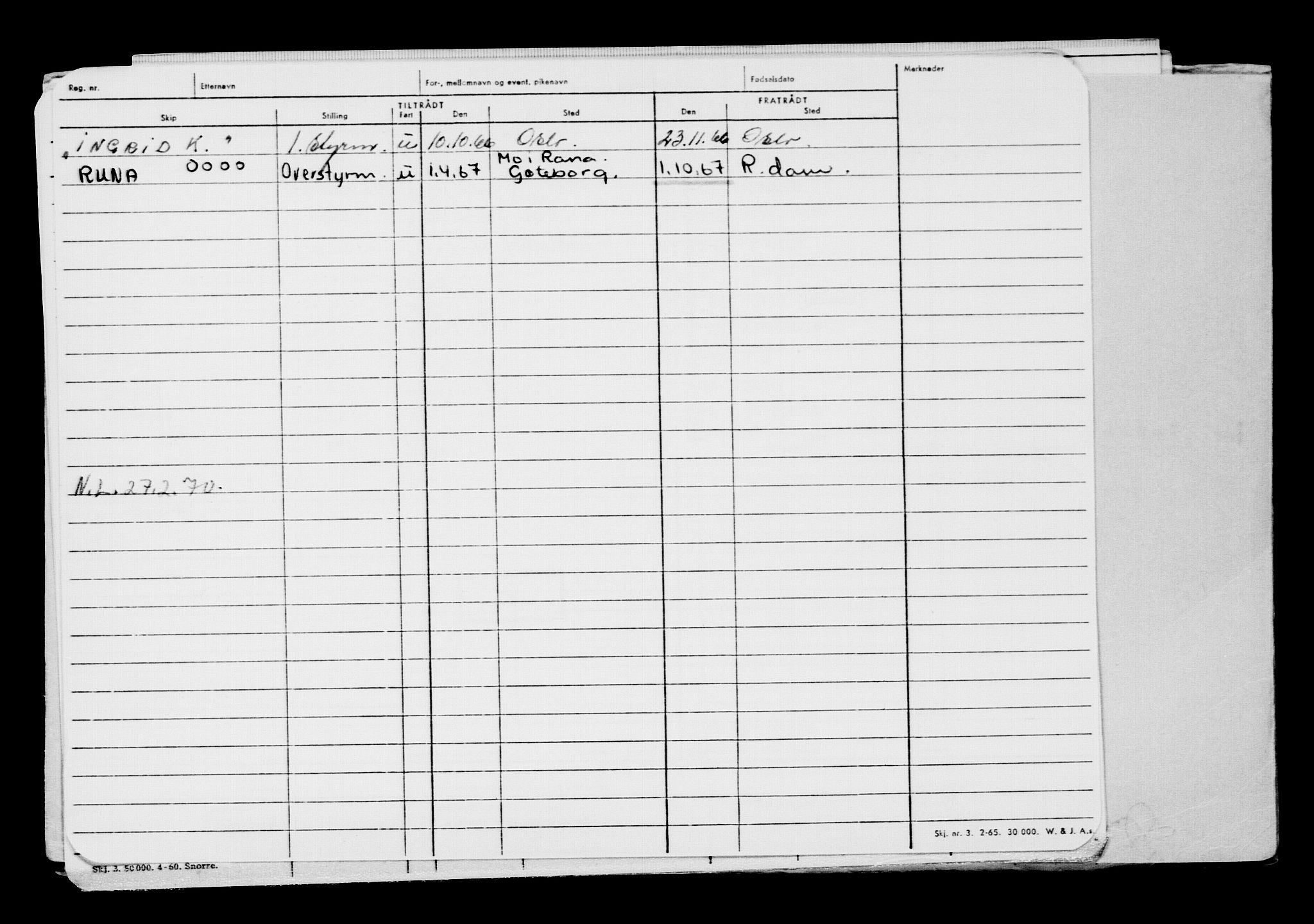 Direktoratet for sjømenn, AV/RA-S-3545/G/Gb/L0133: Hovedkort, 1915, s. 338