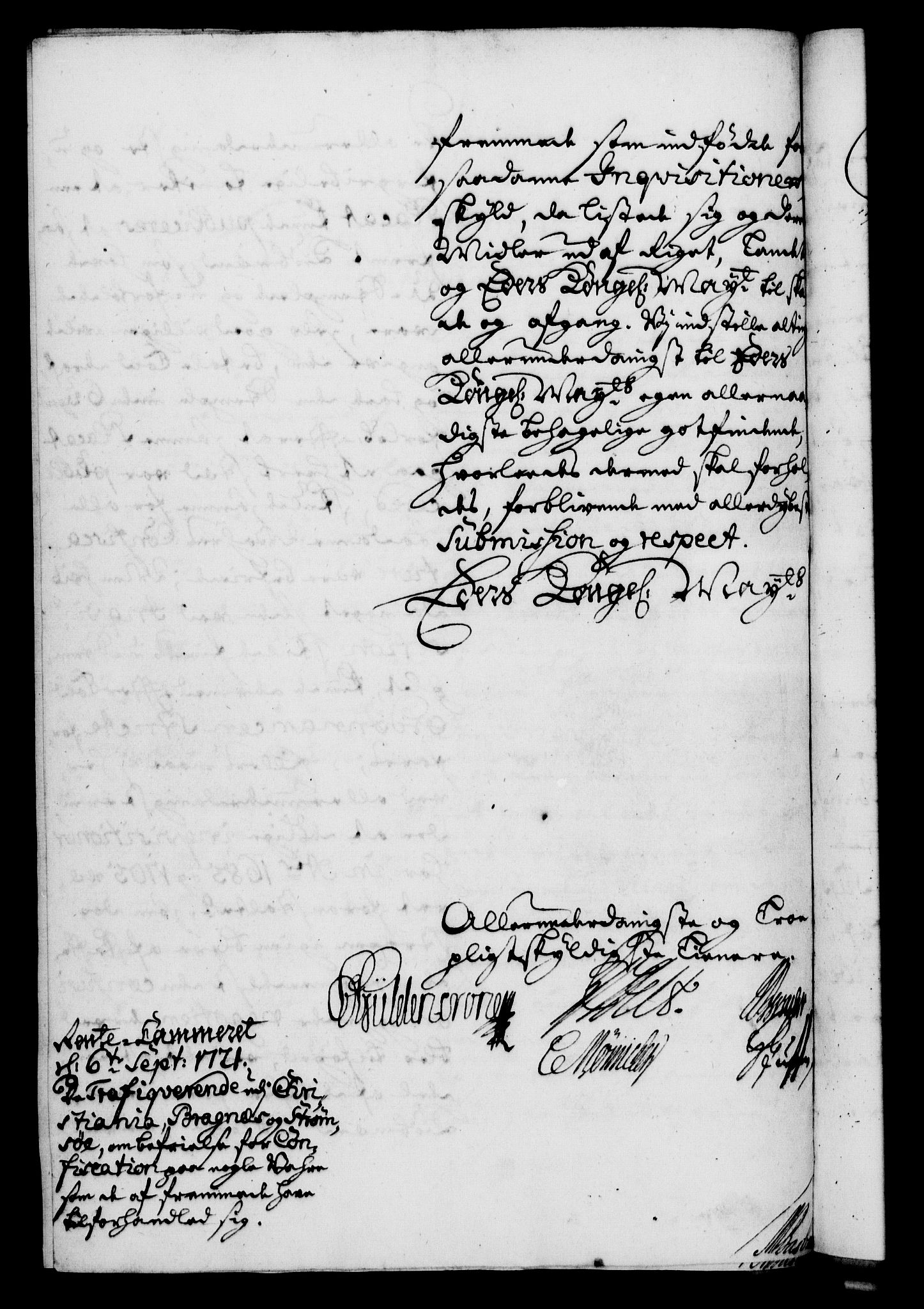 Rentekammeret, Kammerkanselliet, RA/EA-3111/G/Gf/Gfa/L0004: Norsk relasjons- og resolusjonsprotokoll (merket RK 52.4), 1721, s. 1303