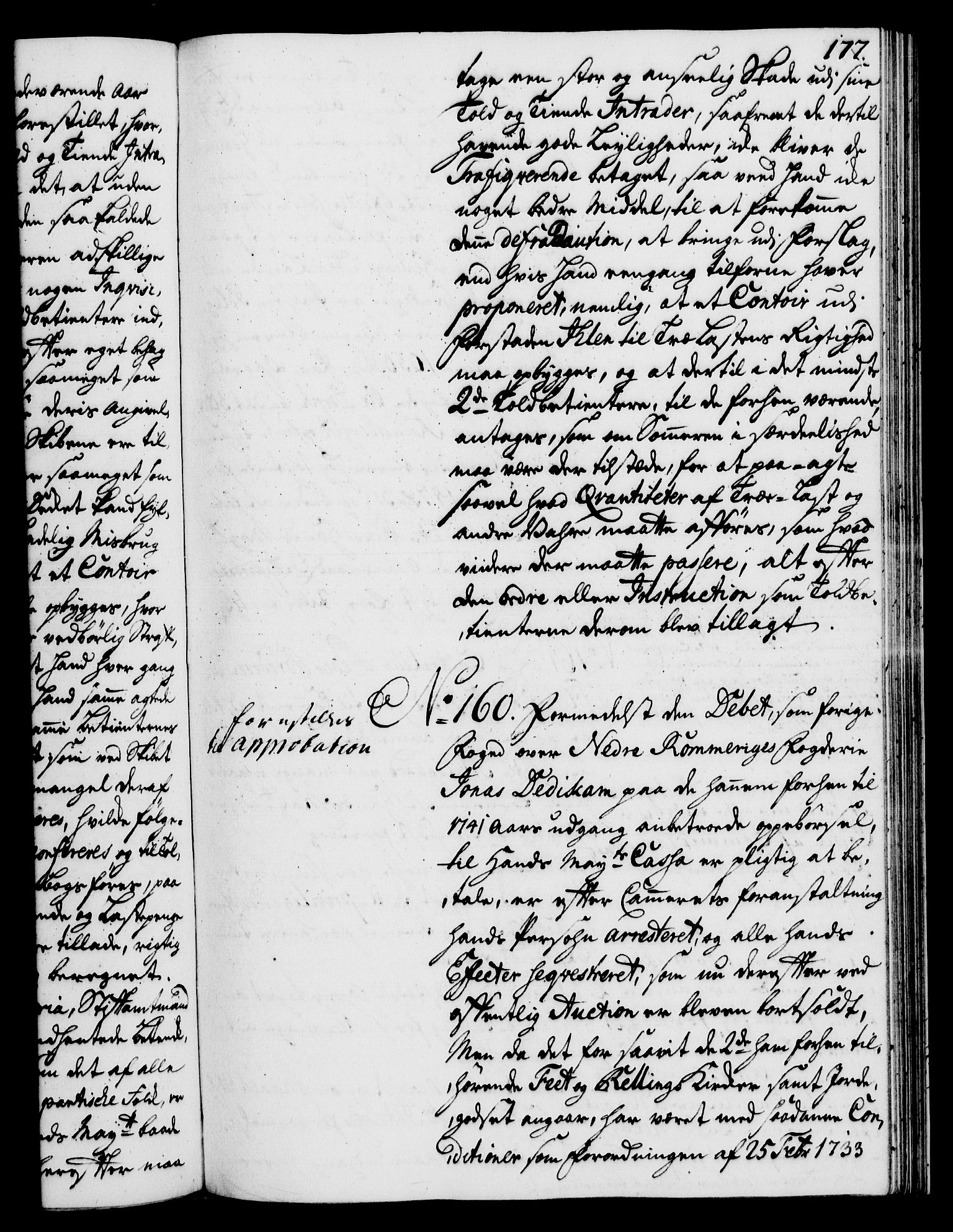 Rentekammeret, Kammerkanselliet, RA/EA-3111/G/Gh/Gha/L0025: Norsk ekstraktmemorialprotokoll (merket RK 53.70), 1743-1744, s. 177