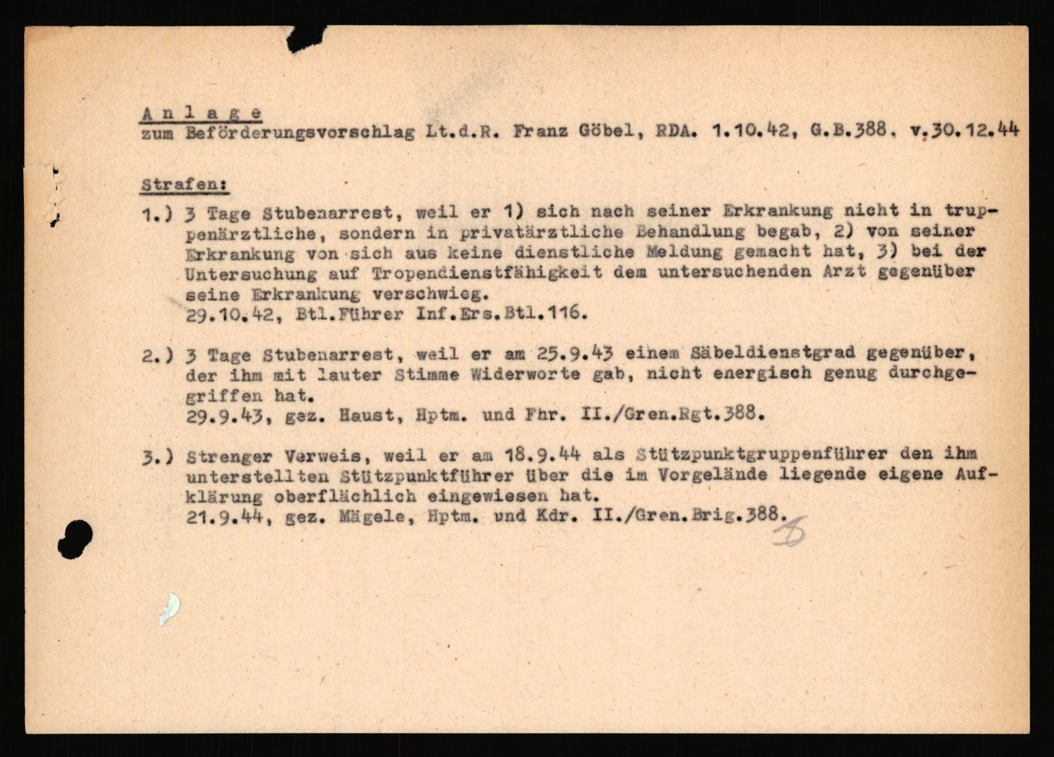 Forsvarets Overkommando. 2 kontor. Arkiv 11.4. Spredte tyske arkivsaker, AV/RA-RAFA-7031/D/Dar/Dara/L0018: Personalbøker, 1940-1945, s. 542