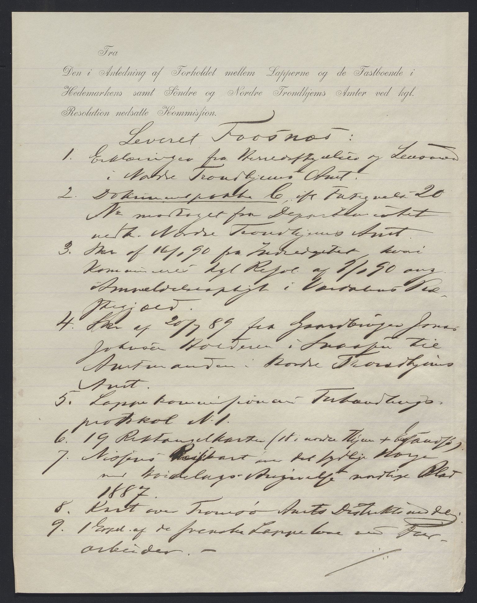 Landbruksdepartementet, Kontorer for reindrift og ferskvannsfiske, AV/RA-S-1247/2/E/Eb/L0013: Lappekommisjonen, 1889-1894, s. 547