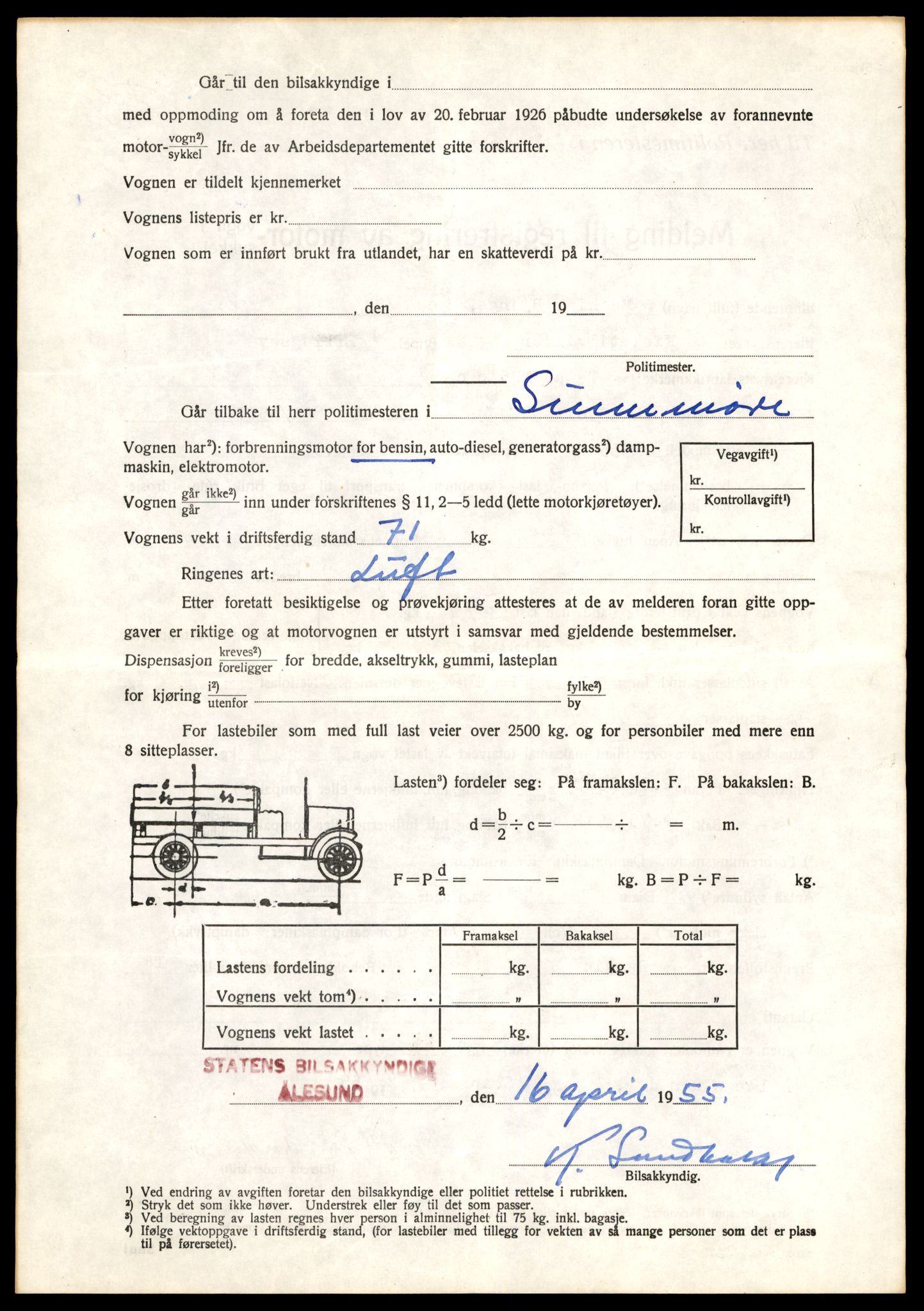 Møre og Romsdal vegkontor - Ålesund trafikkstasjon, AV/SAT-A-4099/F/Fe/L0038: Registreringskort for kjøretøy T 13180 - T 13360, 1927-1998, s. 2296