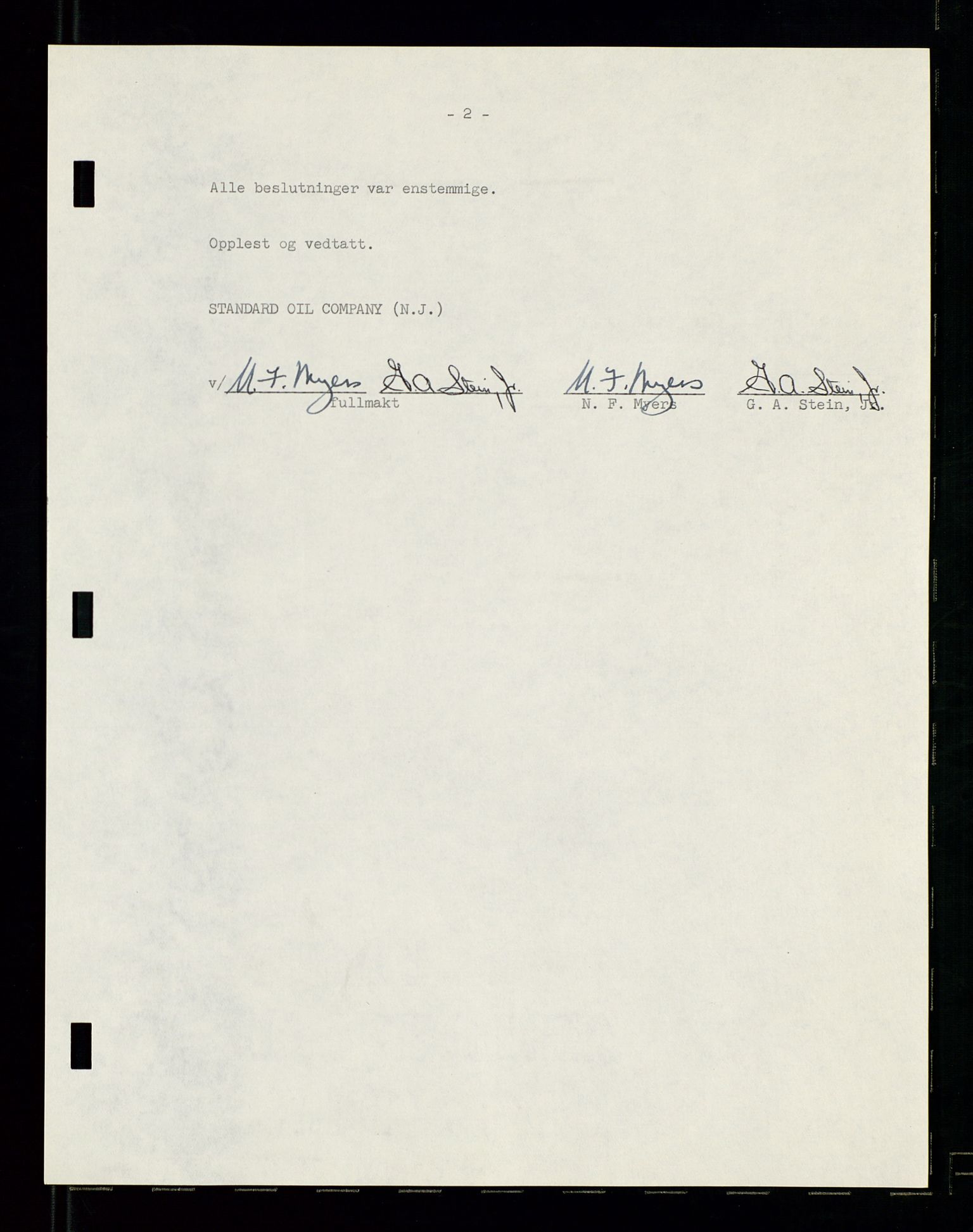 PA 1537 - A/S Essoraffineriet Norge, AV/SAST-A-101957/A/Aa/L0001/0002: Styremøter / Shareholder meetings, board meetings, by laws (vedtekter), 1957-1960, s. 30
