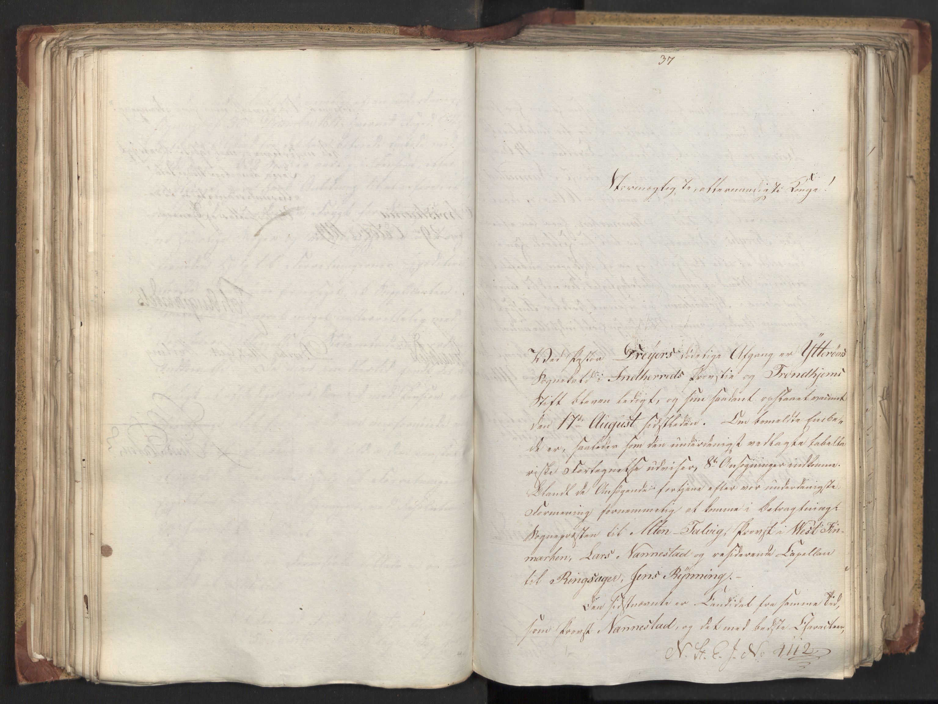 Statsrådsavdelingen i Stockholm, AV/RA-S-1003/D/Da/L0020: Regjeringsinnstillinger nr. 4053-4232, 1819, s. 135