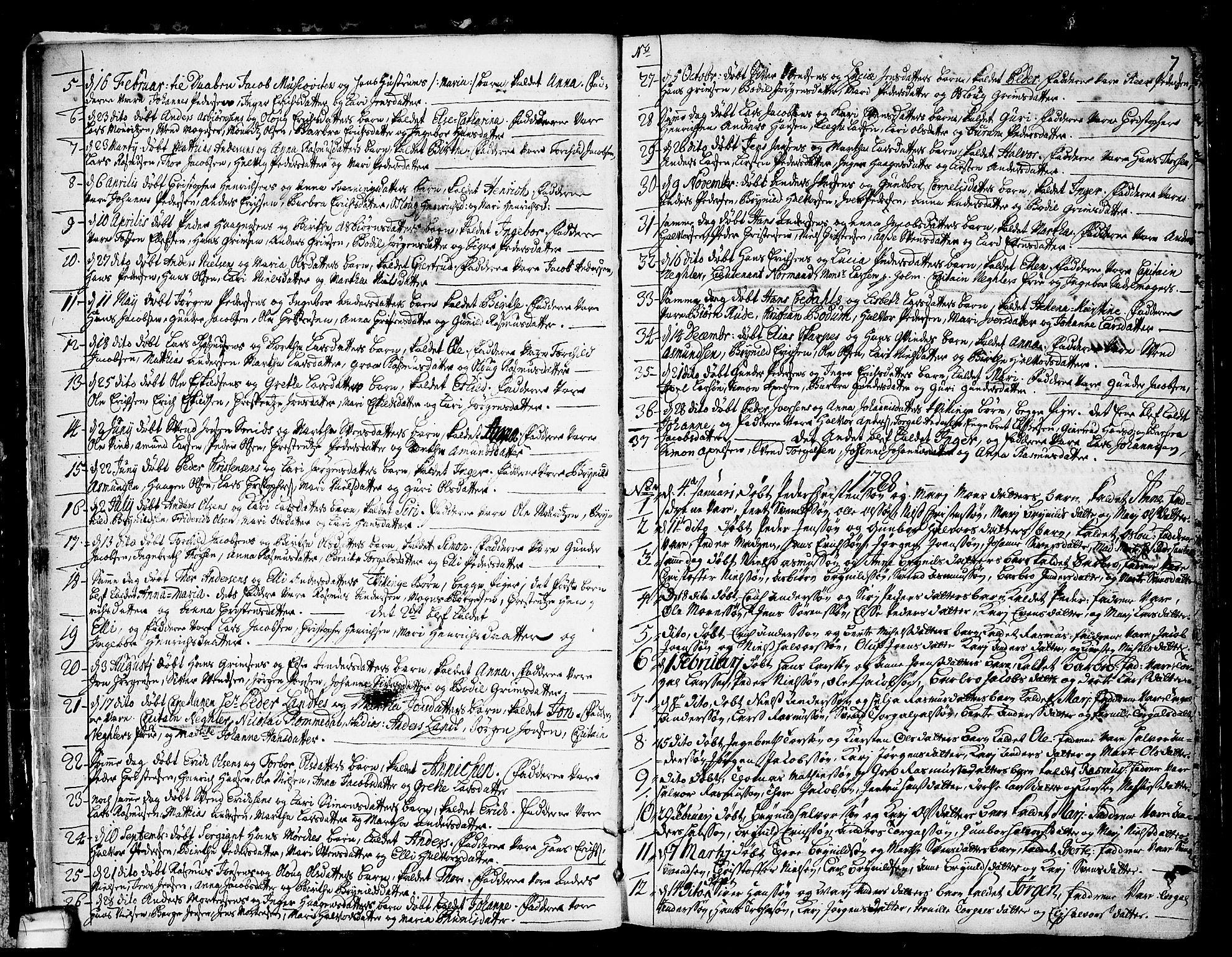 Idd prestekontor Kirkebøker, SAO/A-10911/F/Fa/L0001: Ministerialbok nr. I 1, 1720-1769, s. 7