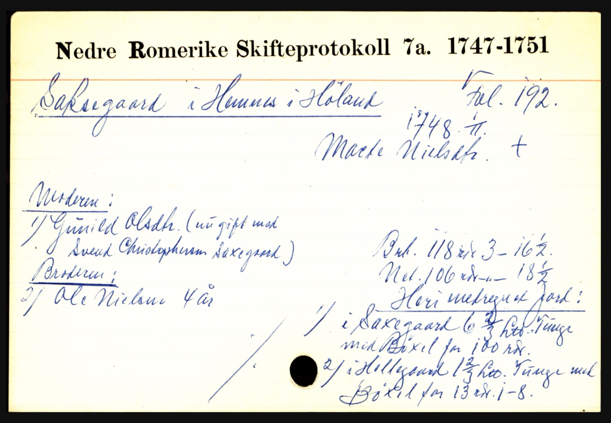 Nedre Romerike sorenskriveri, SAO/A-10469/H, 1680-1828, s. 7131