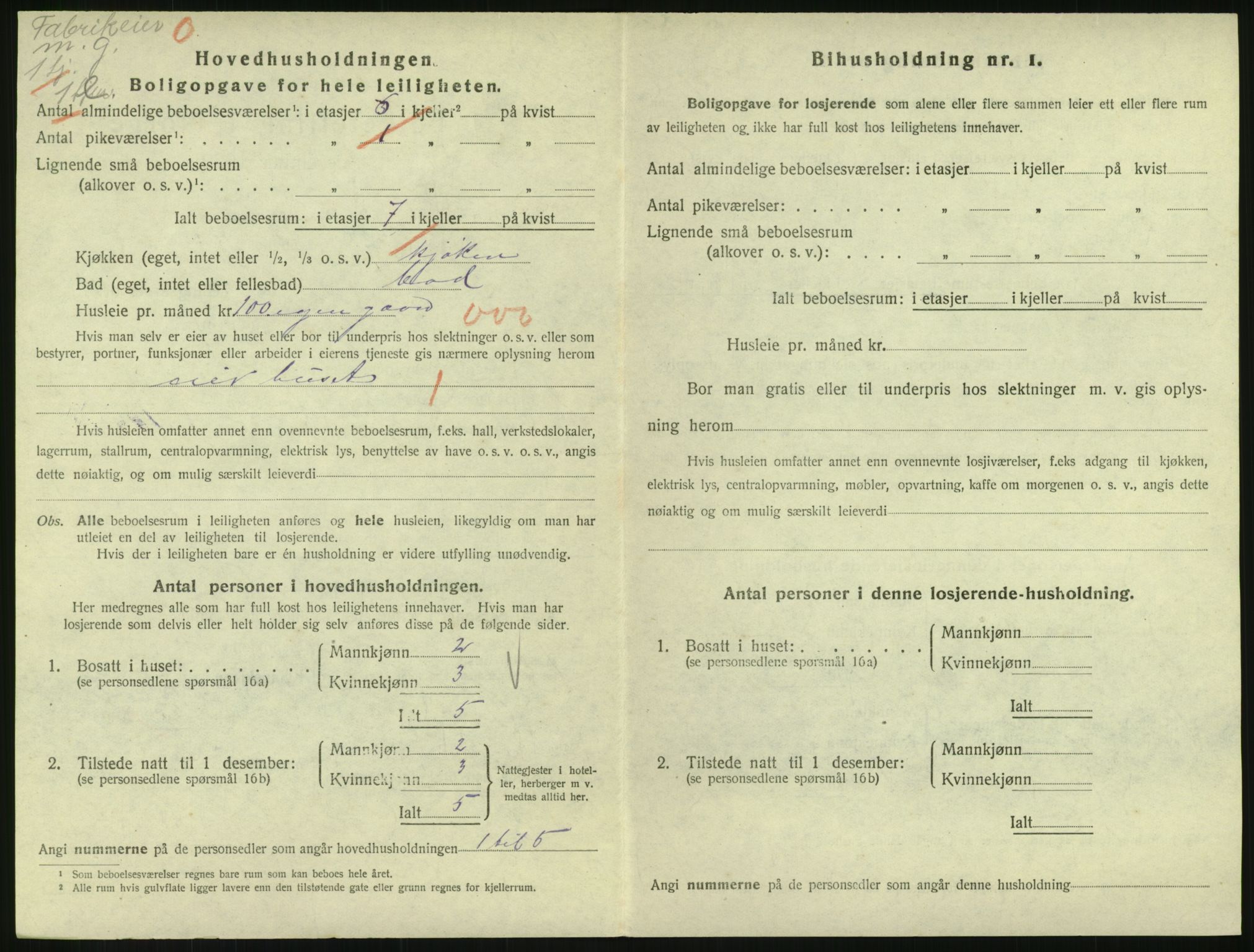 SAH, Folketelling 1920 for 0501 Lillehammer kjøpstad, 1920, s. 1433