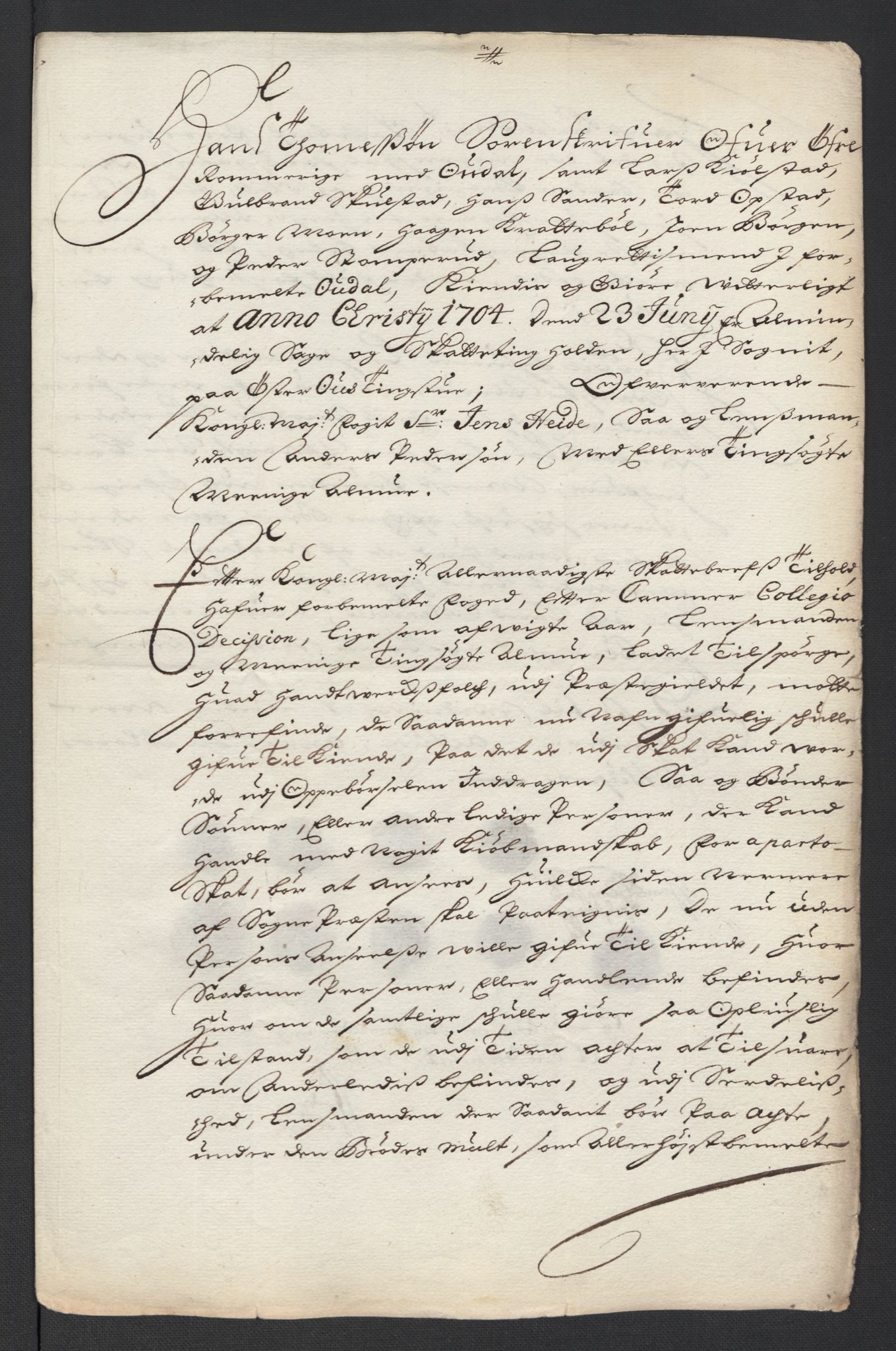 Rentekammeret inntil 1814, Reviderte regnskaper, Fogderegnskap, AV/RA-EA-4092/R13/L0842: Fogderegnskap Solør, Odal og Østerdal, 1704, s. 266