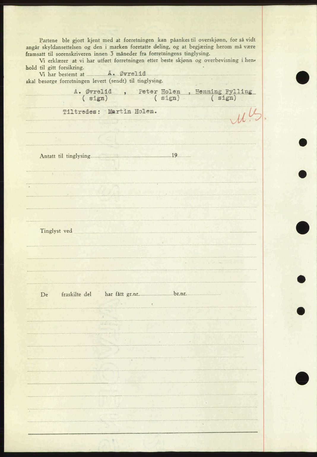 Nordre Sunnmøre sorenskriveri, AV/SAT-A-0006/1/2/2C/2Ca: Pantebok nr. A33, 1949-1950, Dagboknr: 2664/1949