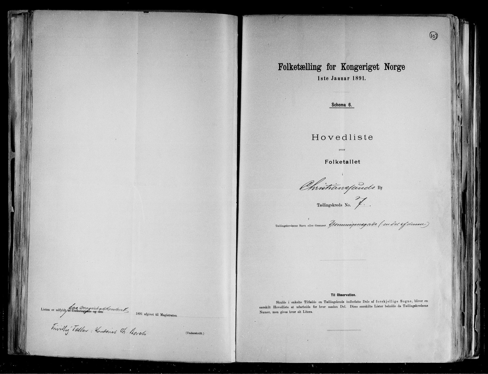 RA, Folketelling 1891 for 1001 Kristiansand kjøpstad, 1891, s. 17