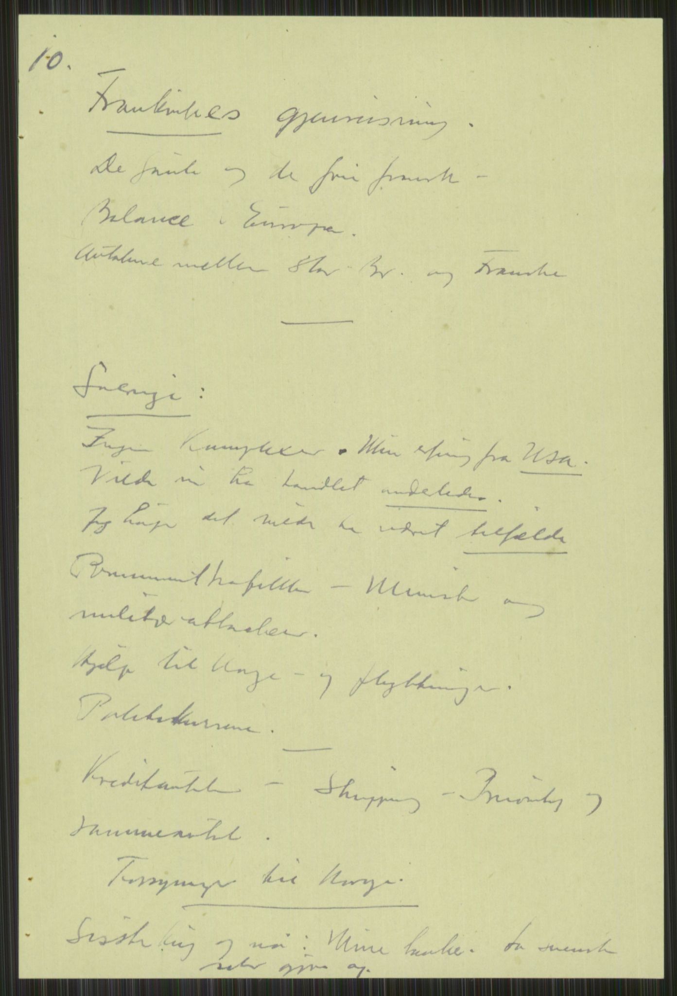 Lie, Trygve, AV/RA-PA-1407/D/L0007: Undersøkelseskommisjonen av 1945, 1940-1949, s. 535
