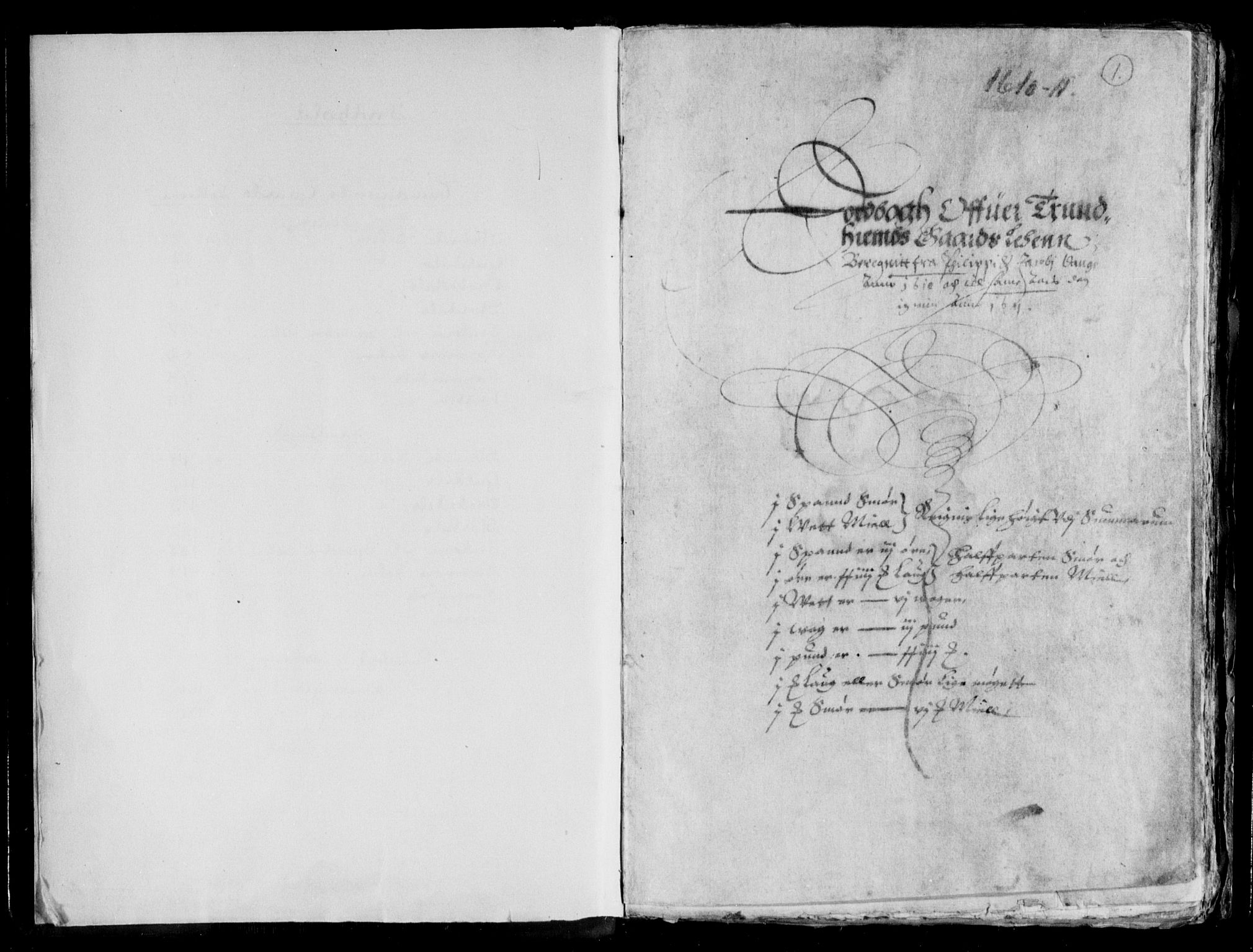 Rentekammeret inntil 1814, Reviderte regnskaper, Lensregnskaper, RA/EA-5023/R/Rb/Rbw/L0006: Trondheim len, 1610-1611