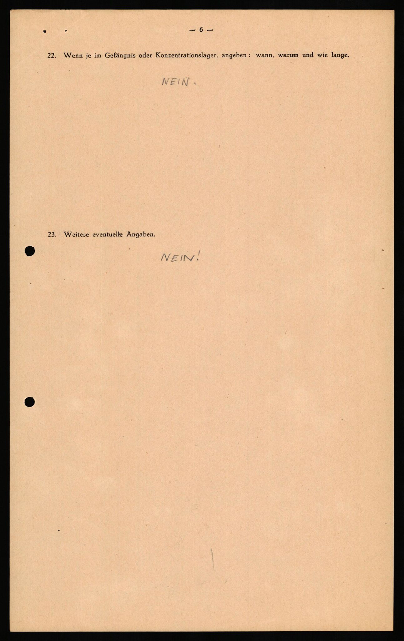 Forsvaret, Forsvarets overkommando II, AV/RA-RAFA-3915/D/Db/L0027: CI Questionaires. Tyske okkupasjonsstyrker i Norge. Tyskere., 1945-1946, s. 453