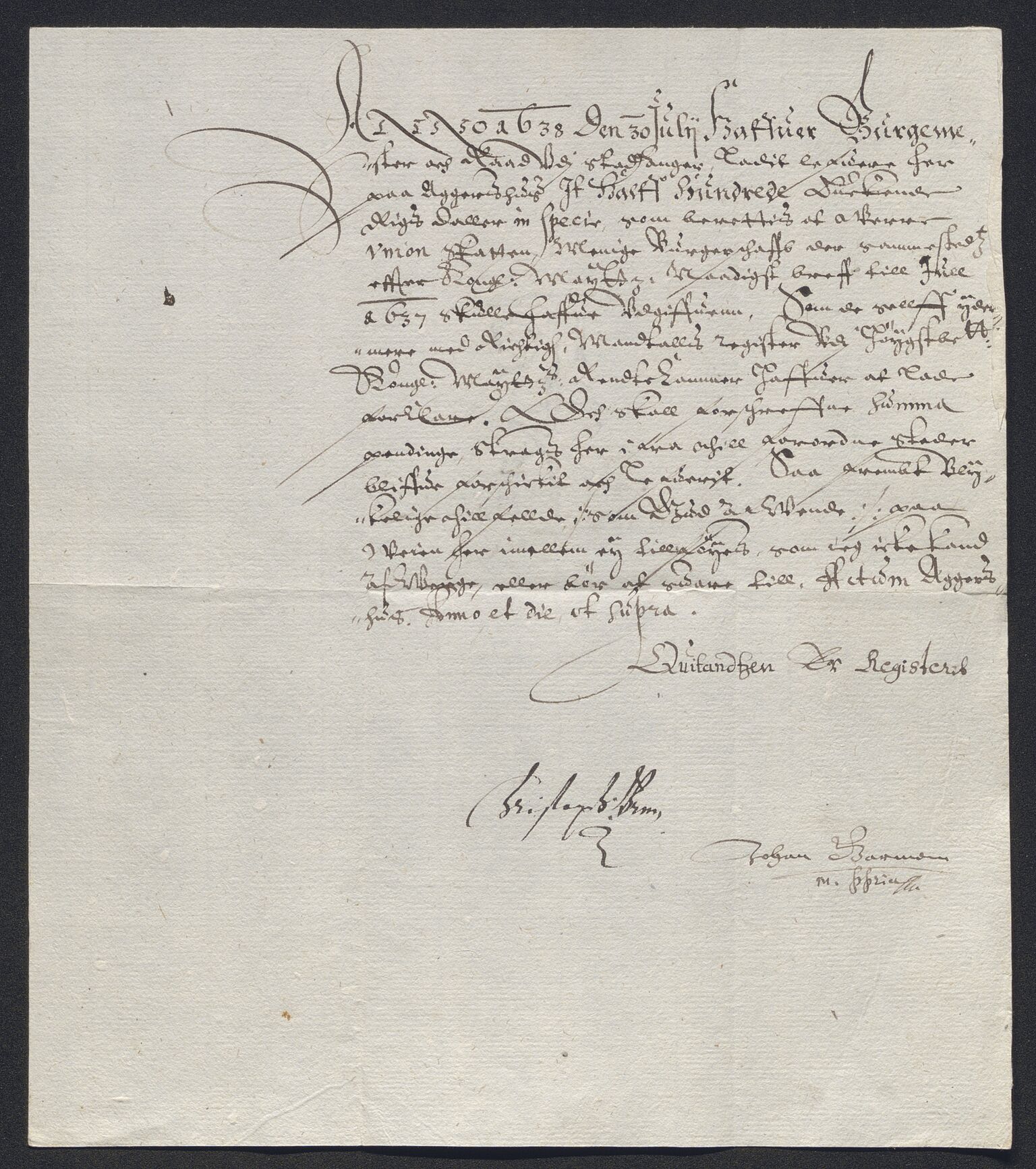 Rentekammeret inntil 1814, Reviderte regnskaper, Byregnskaper, AV/RA-EA-4066/R/Ro/L0298: [O1] By- og kontribusjonsregnskap, 1624-1639, s. 264