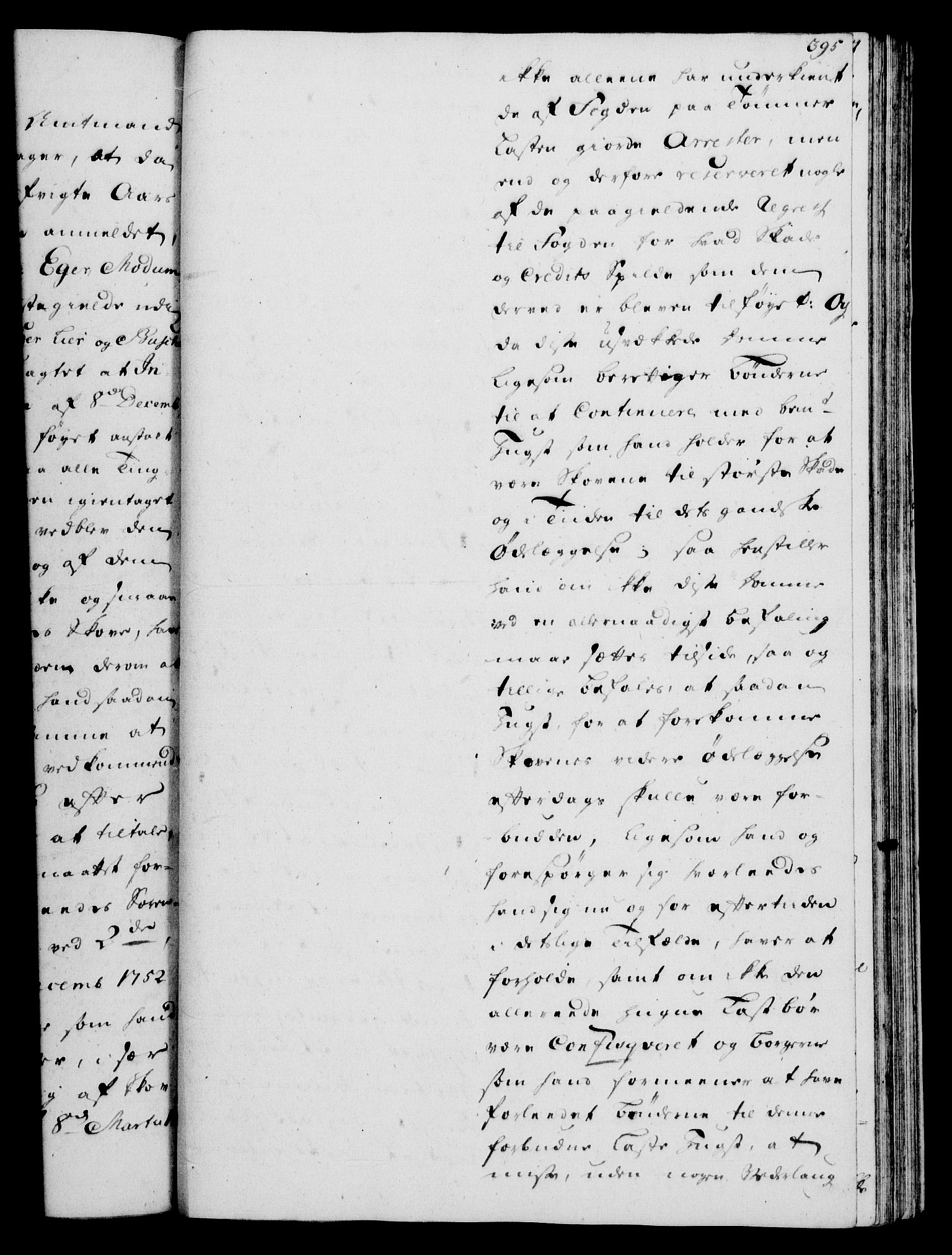 Rentekammeret, Kammerkanselliet, RA/EA-3111/G/Gh/Gha/L0031: Norsk ekstraktmemorialprotokoll (merket RK 53.76), 1751-1753, s. 395