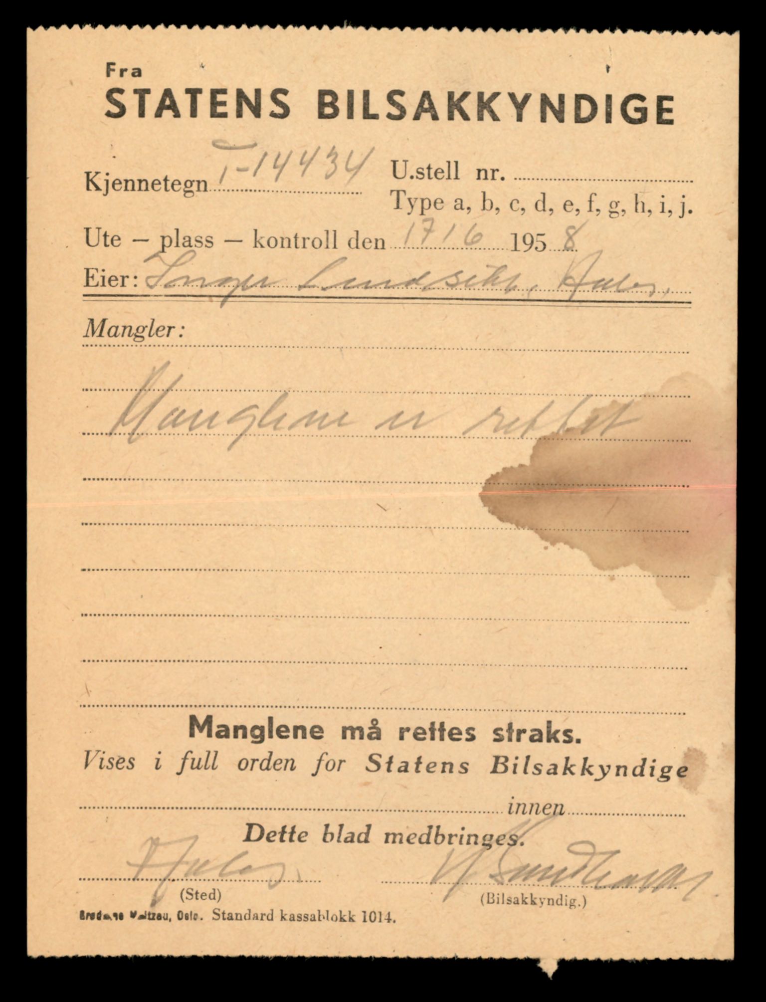 Møre og Romsdal vegkontor - Ålesund trafikkstasjon, AV/SAT-A-4099/F/Fe/L0045: Registreringskort for kjøretøy T 14320 - T 14444, 1927-1998, s. 2938