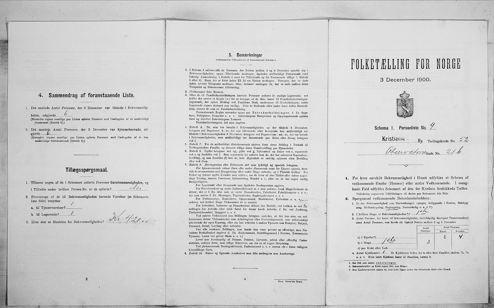 SAO, Folketelling 1900 for 0301 Kristiania kjøpstad, 1900, s. 67281