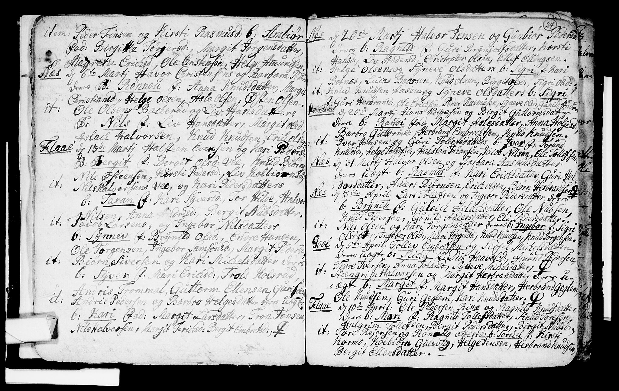 Nes kirkebøker, SAKO/A-236/F/Fa/L0003: Ministerialbok nr. 3, 1760-1764, s. 24