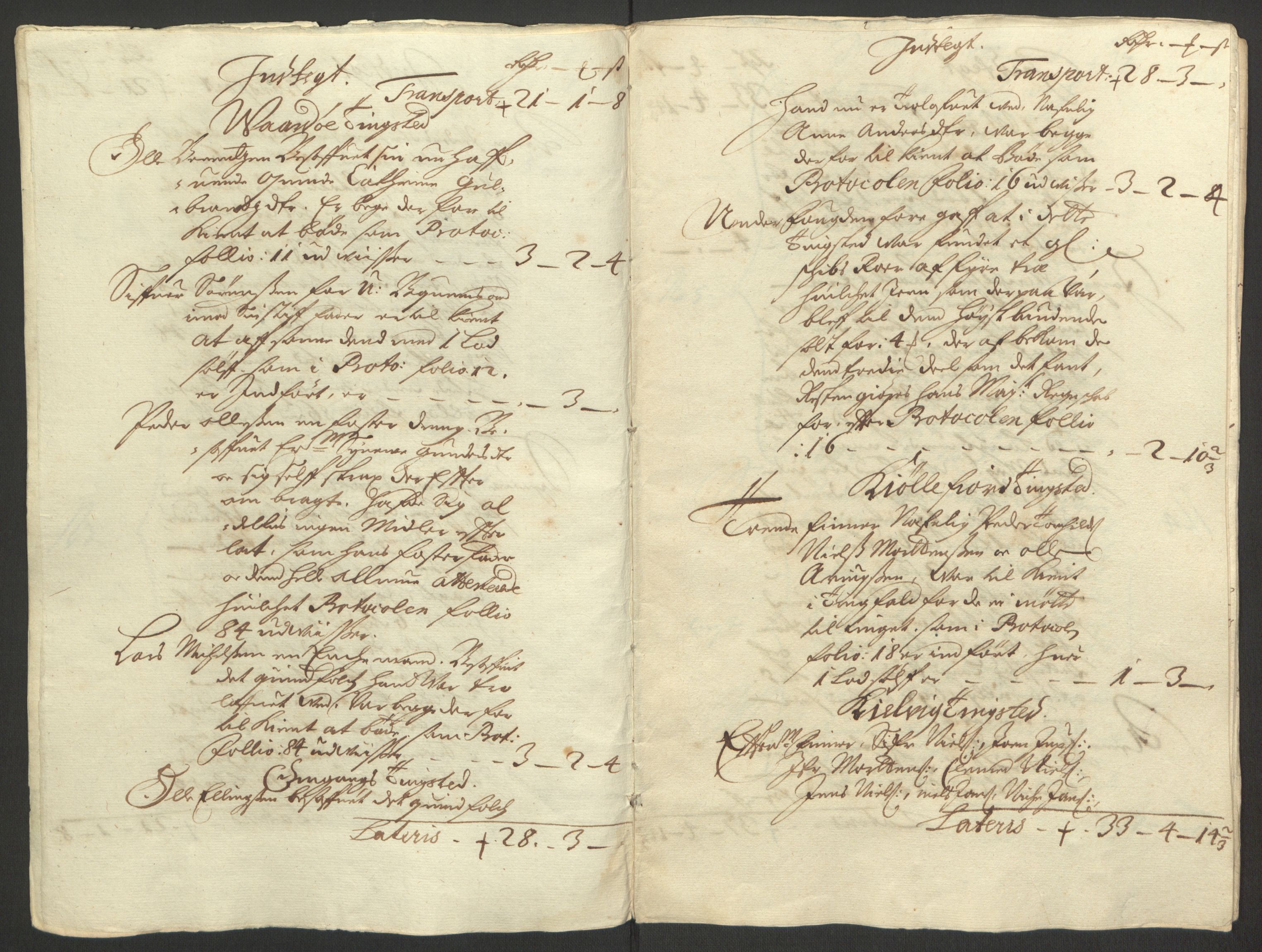 Rentekammeret inntil 1814, Reviderte regnskaper, Fogderegnskap, AV/RA-EA-4092/R69/L4851: Fogderegnskap Finnmark/Vardøhus, 1691-1700, s. 99
