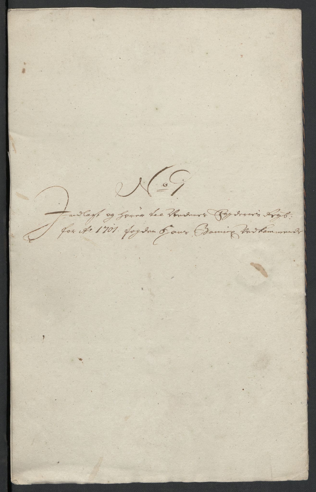 Rentekammeret inntil 1814, Reviderte regnskaper, Fogderegnskap, AV/RA-EA-4092/R39/L2315: Fogderegnskap Nedenes, 1700-1701, s. 227