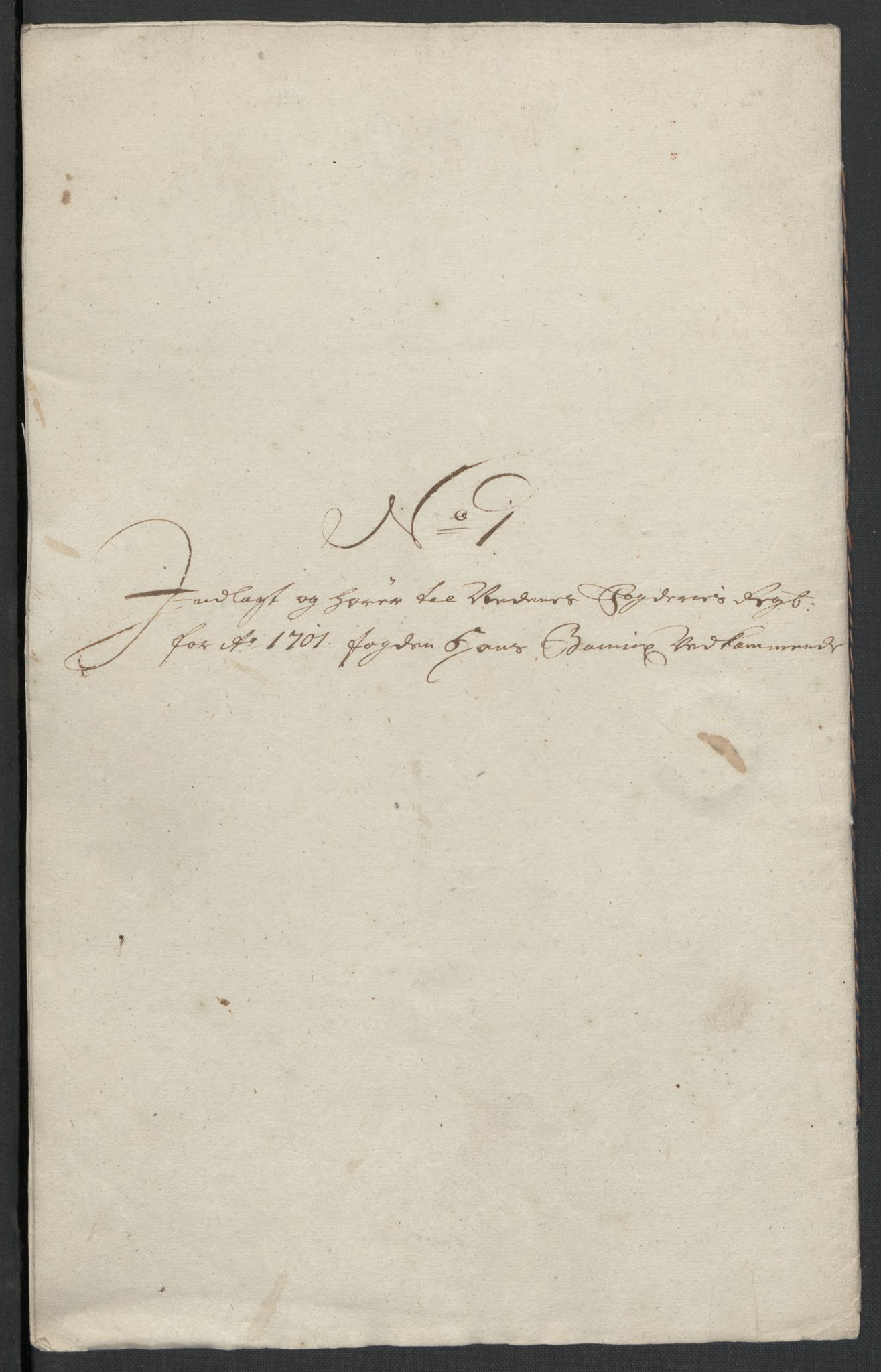 Rentekammeret inntil 1814, Reviderte regnskaper, Fogderegnskap, RA/EA-4092/R39/L2315: Fogderegnskap Nedenes, 1700-1701, s. 227