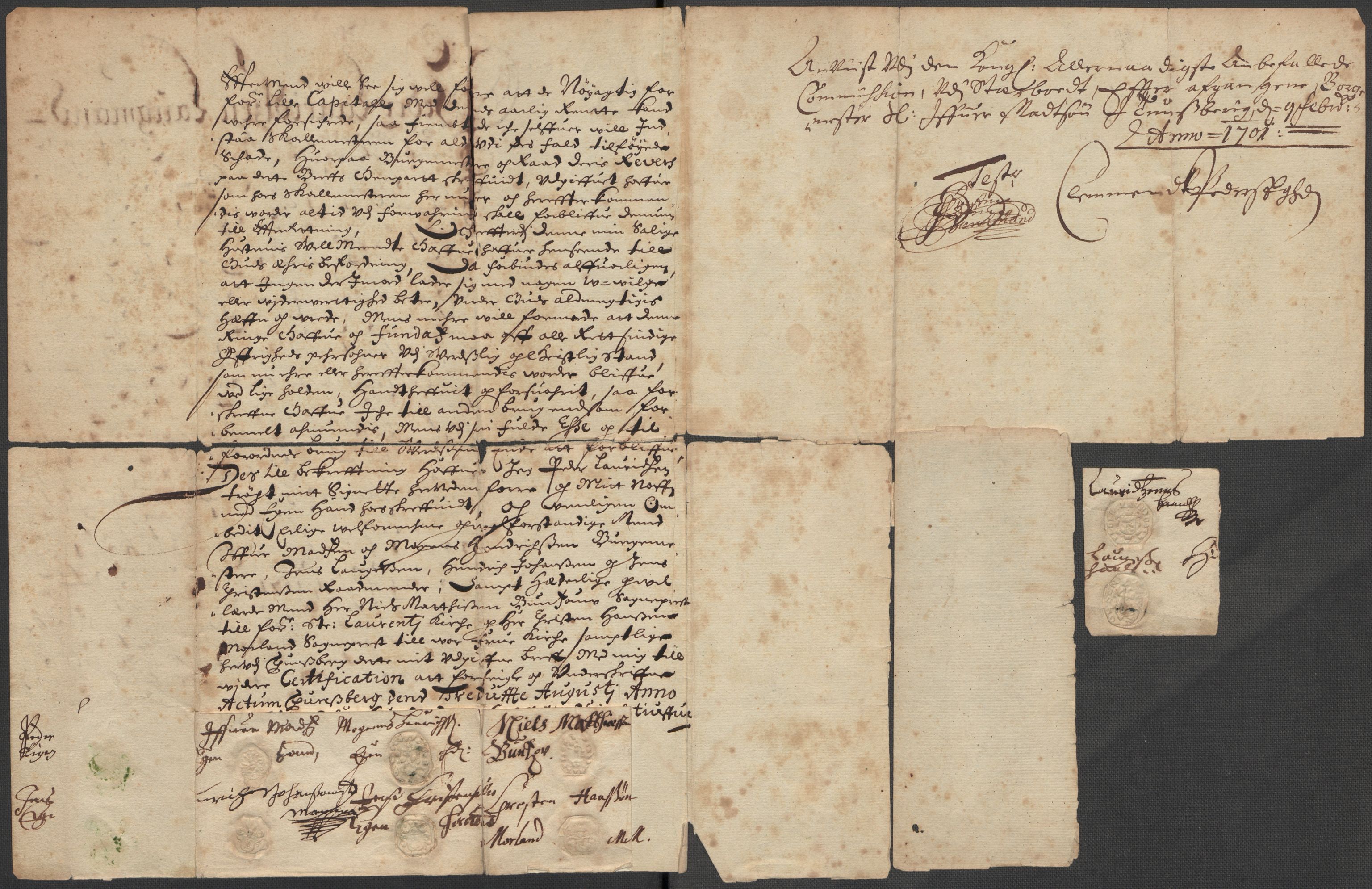 Riksarkivets diplomsamling, AV/RA-EA-5965/F15/L0022: Prestearkiv - Vestfold, 1573-1670, s. 217