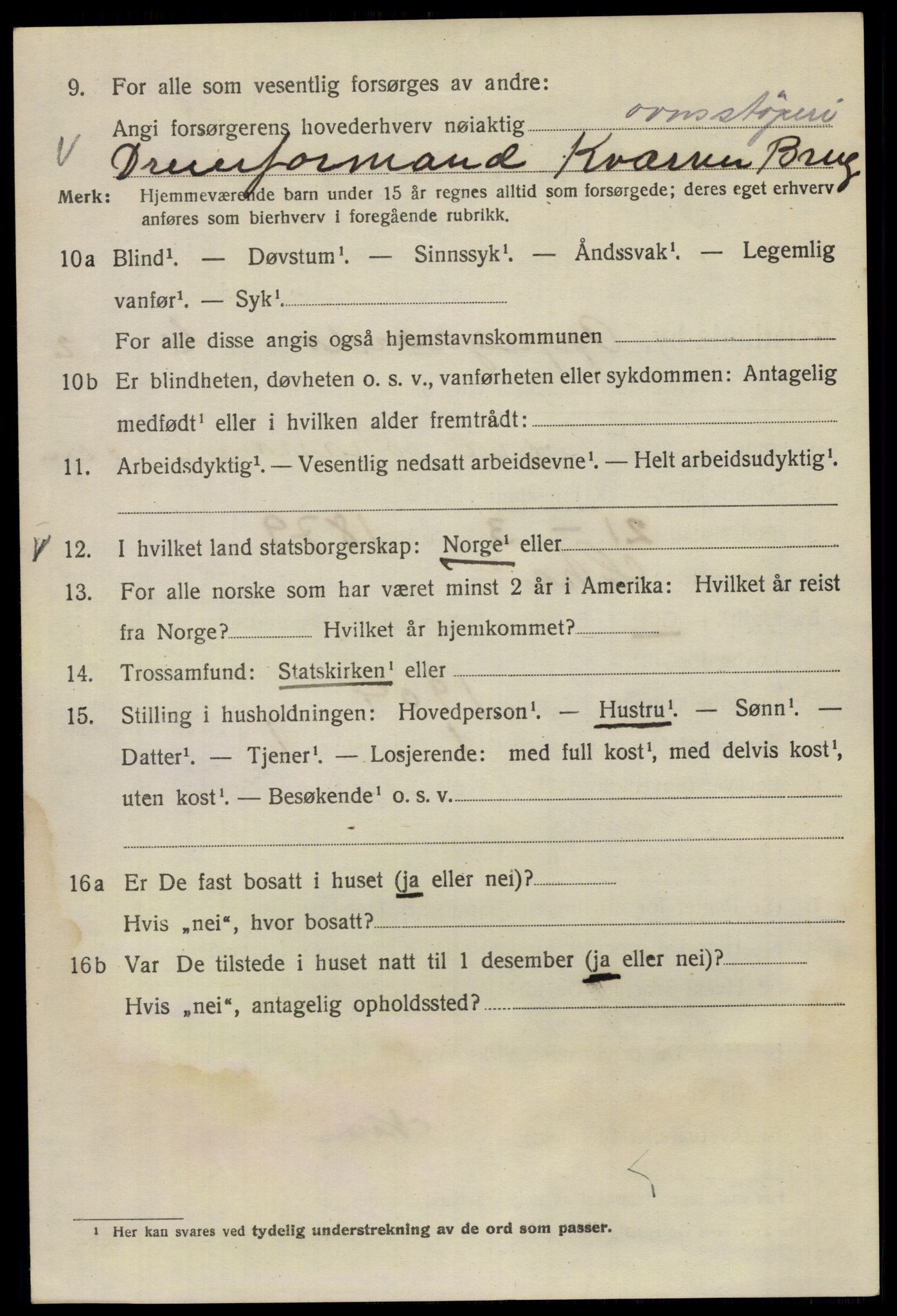 SAO, Folketelling 1920 for 0301 Kristiania kjøpstad, 1920, s. 434880