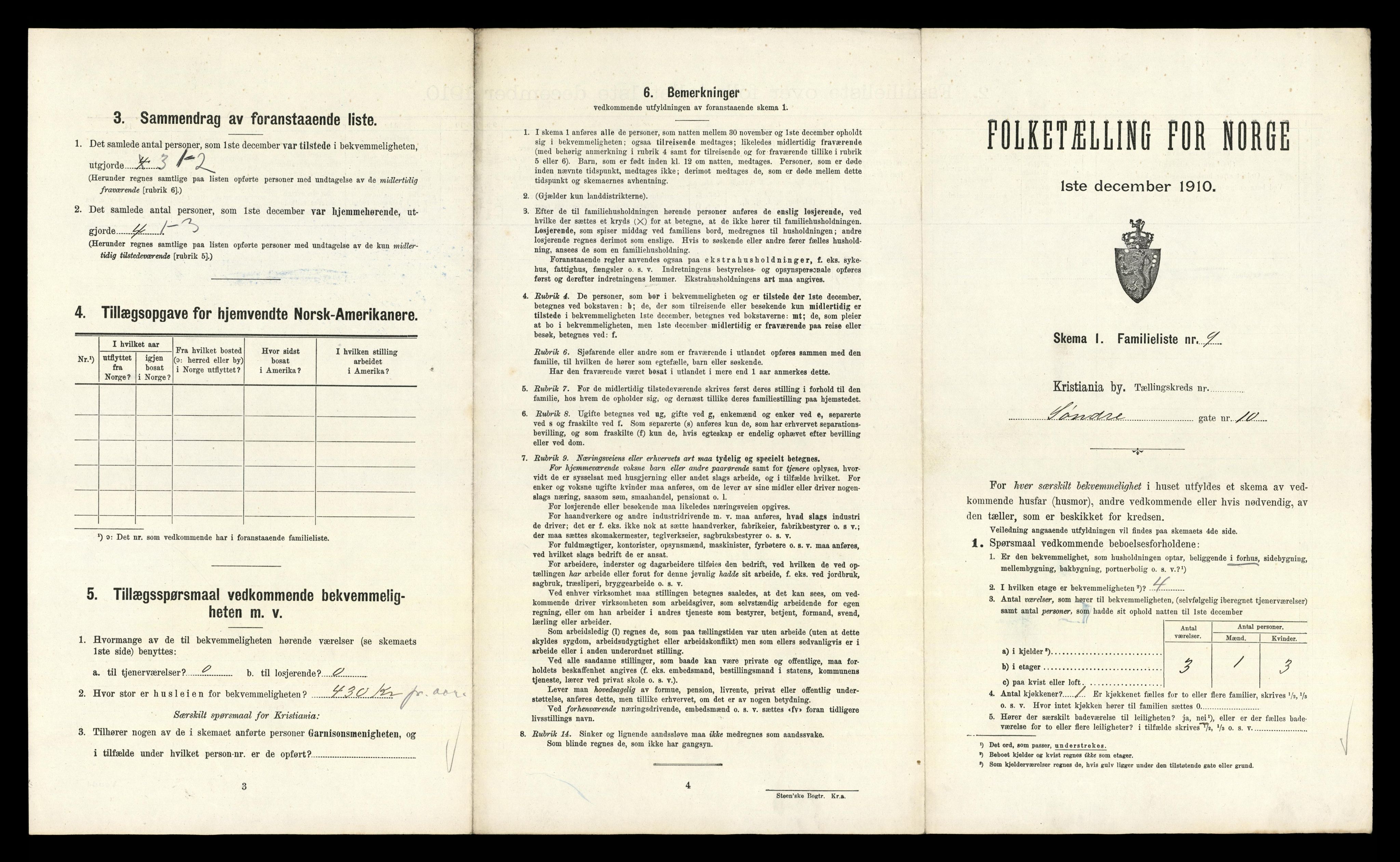 RA, Folketelling 1910 for 0301 Kristiania kjøpstad, 1910, s. 102305