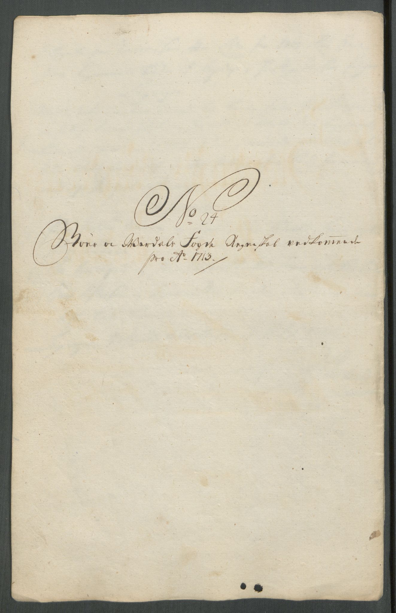 Rentekammeret inntil 1814, Reviderte regnskaper, Fogderegnskap, RA/EA-4092/R62/L4203: Fogderegnskap Stjørdal og Verdal, 1713, s. 245