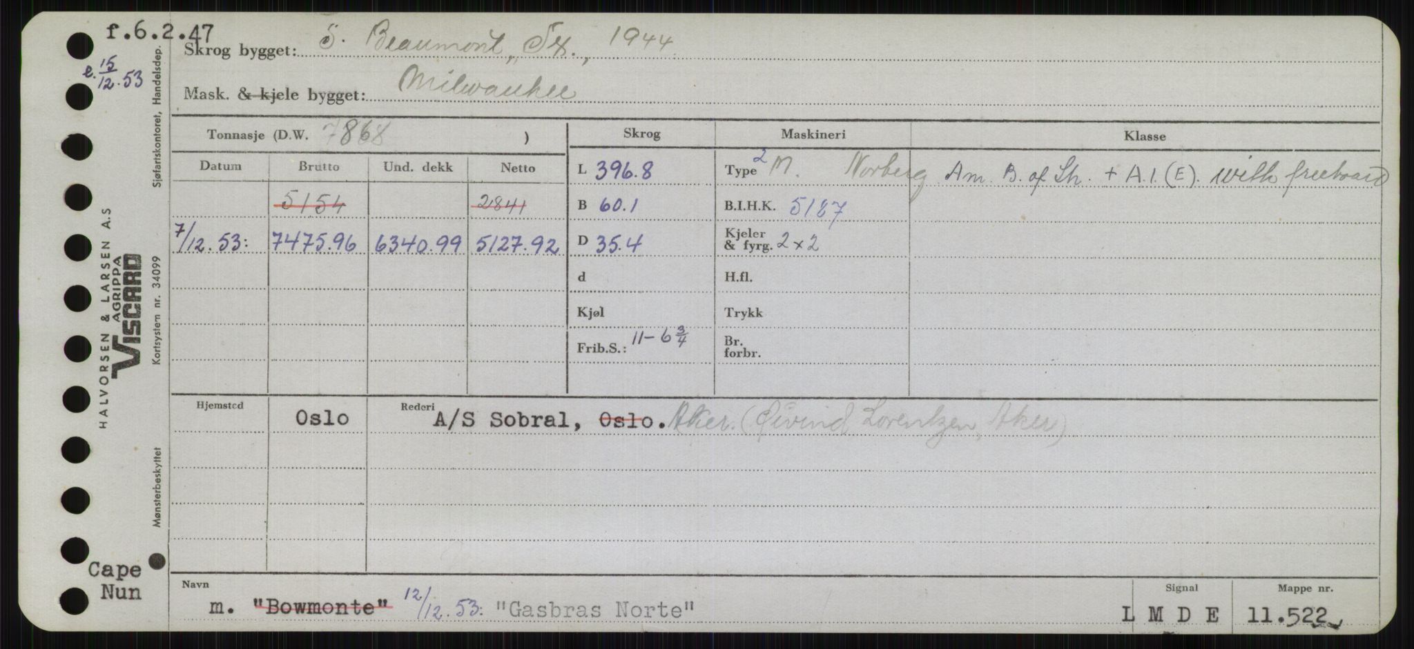 Sjøfartsdirektoratet med forløpere, Skipsmålingen, RA/S-1627/H/Hb/L0002: Fartøy, E-H, s. 195