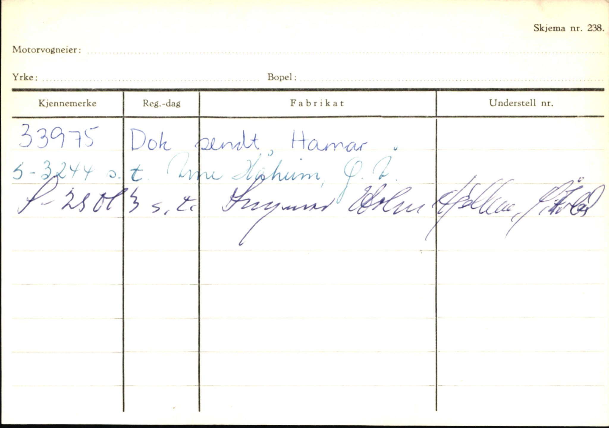 Statens vegvesen, Sogn og Fjordane vegkontor, AV/SAB-A-5301/4/F/L0146: Registerkort Årdal R-Å samt diverse kort, 1945-1975, s. 753