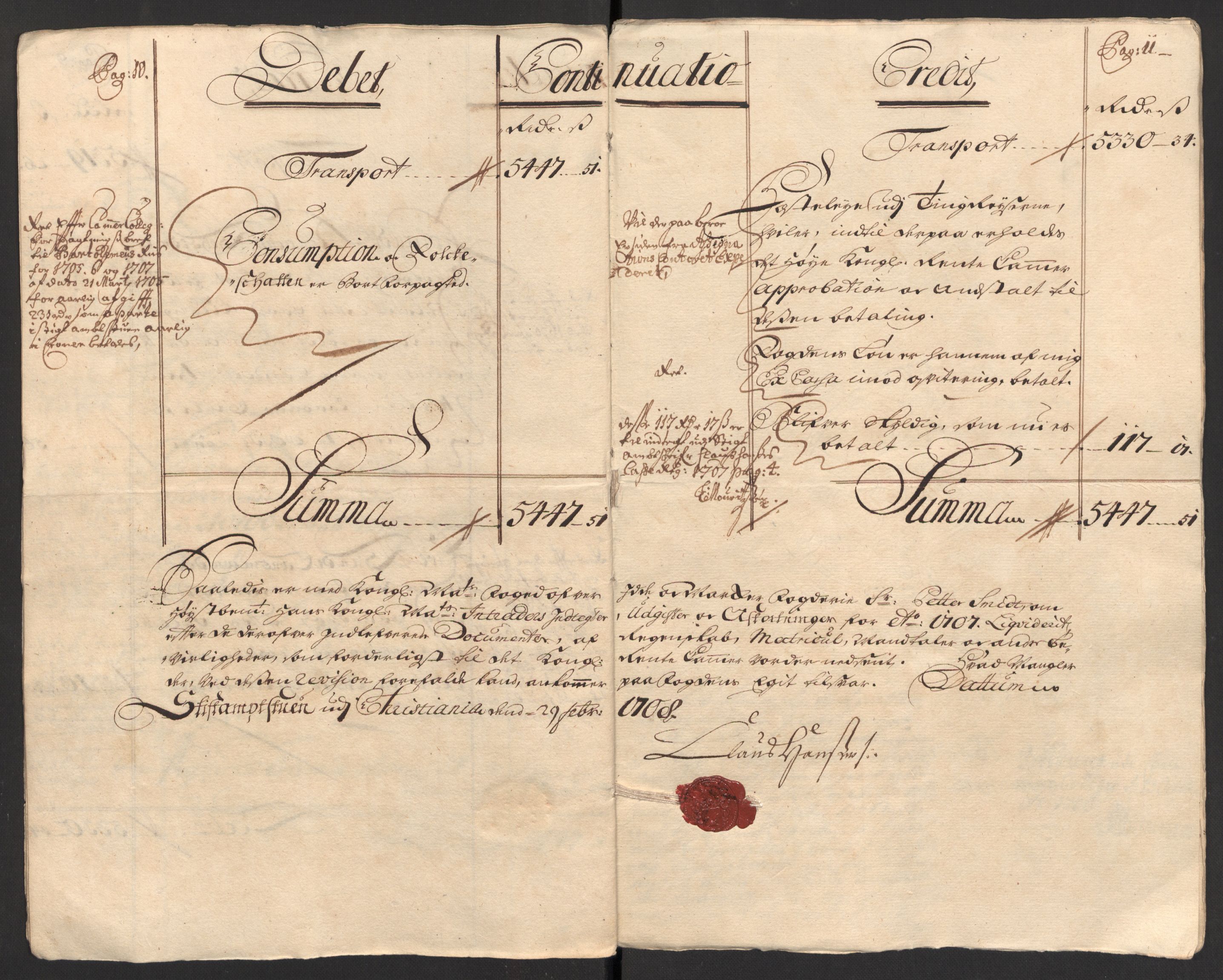 Rentekammeret inntil 1814, Reviderte regnskaper, Fogderegnskap, AV/RA-EA-4092/R01/L0018: Fogderegnskap Idd og Marker, 1707-1709, s. 8