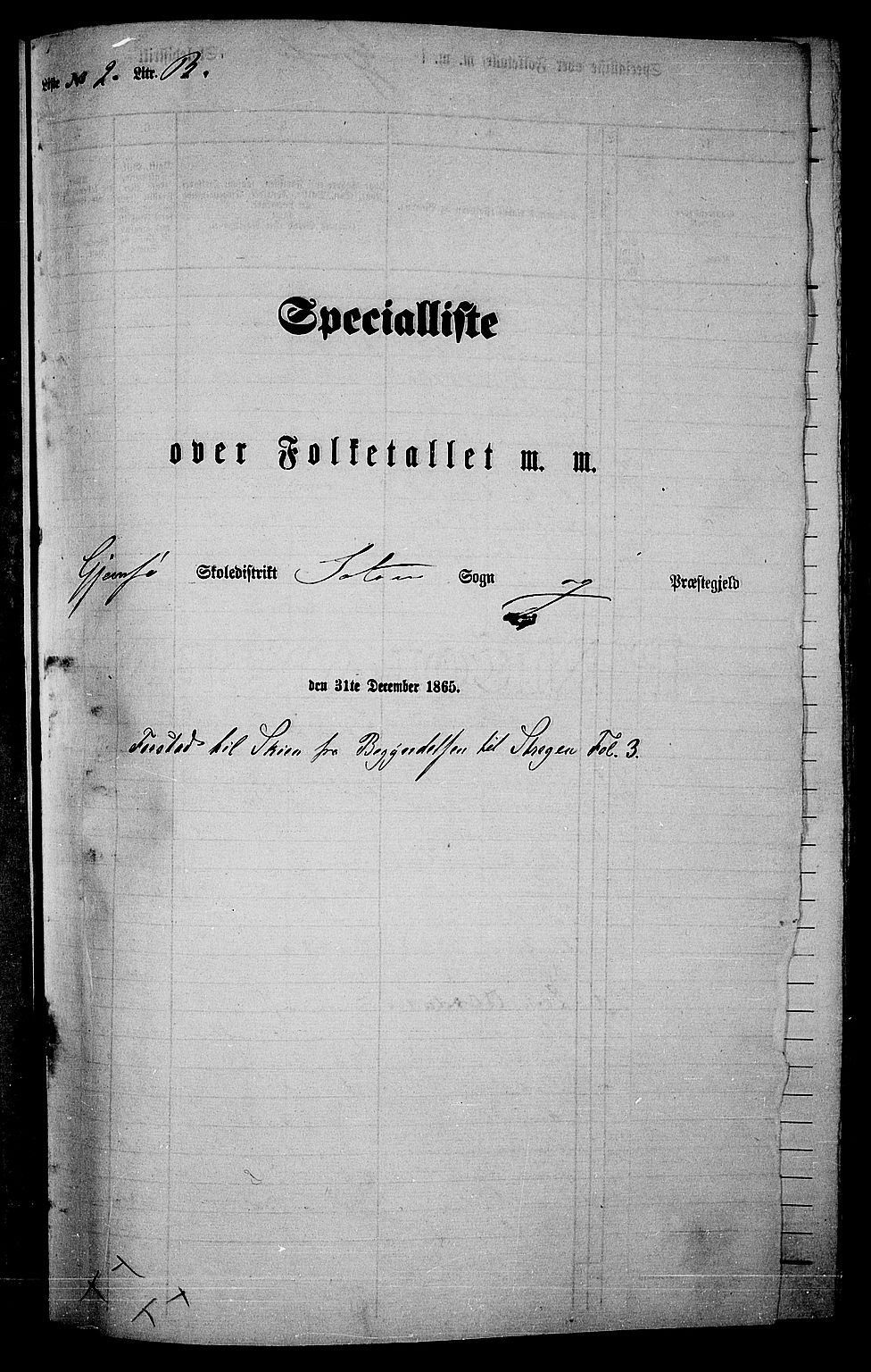 RA, Folketelling 1865 for 0818P Solum prestegjeld, 1865, s. 60