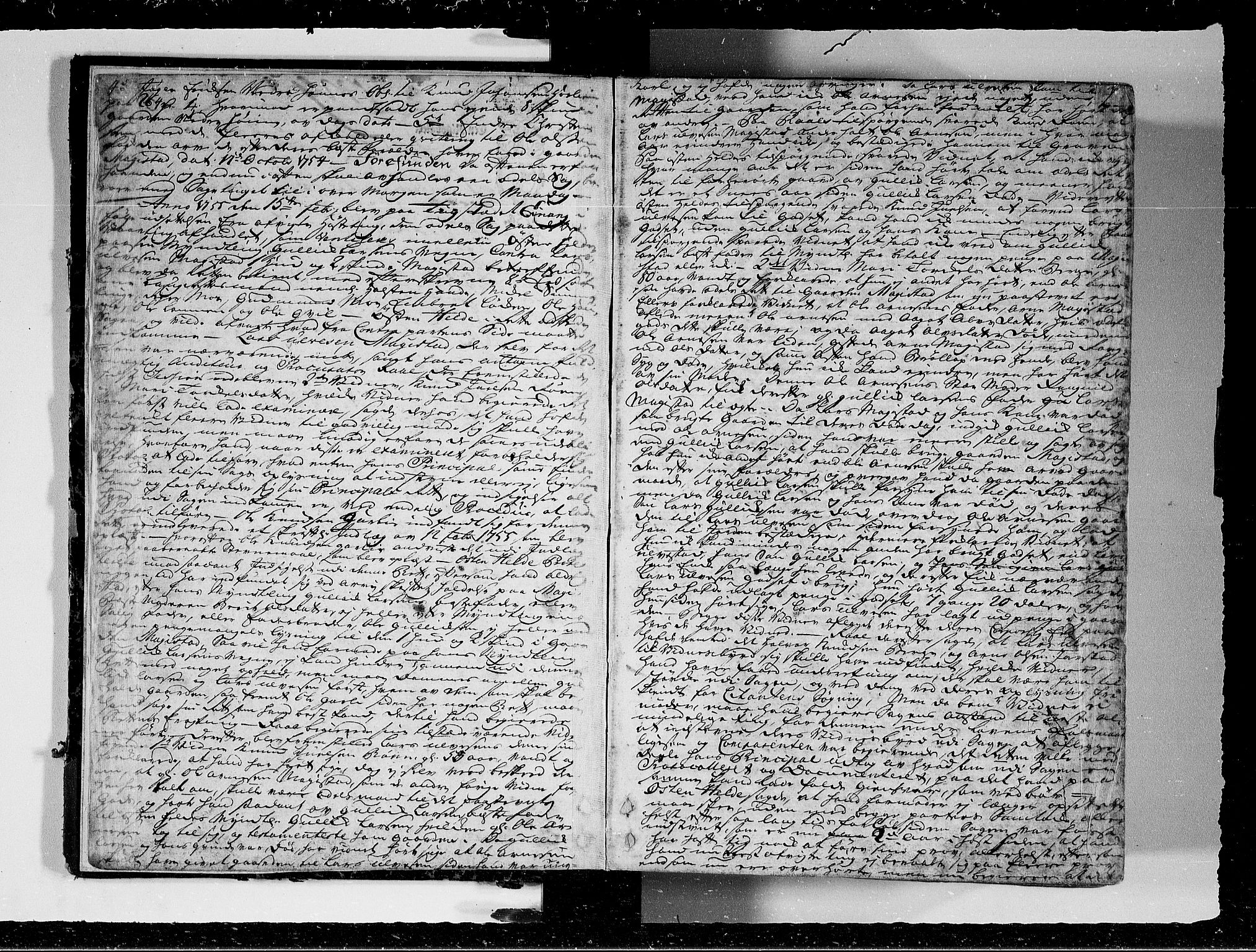 Hadeland, Land og Valdres sorenskriveri, AV/SAH-TING-028/G/Gb/L0069: Tingbok - Land og Valdres, 1755-1757, s. 1b-2a