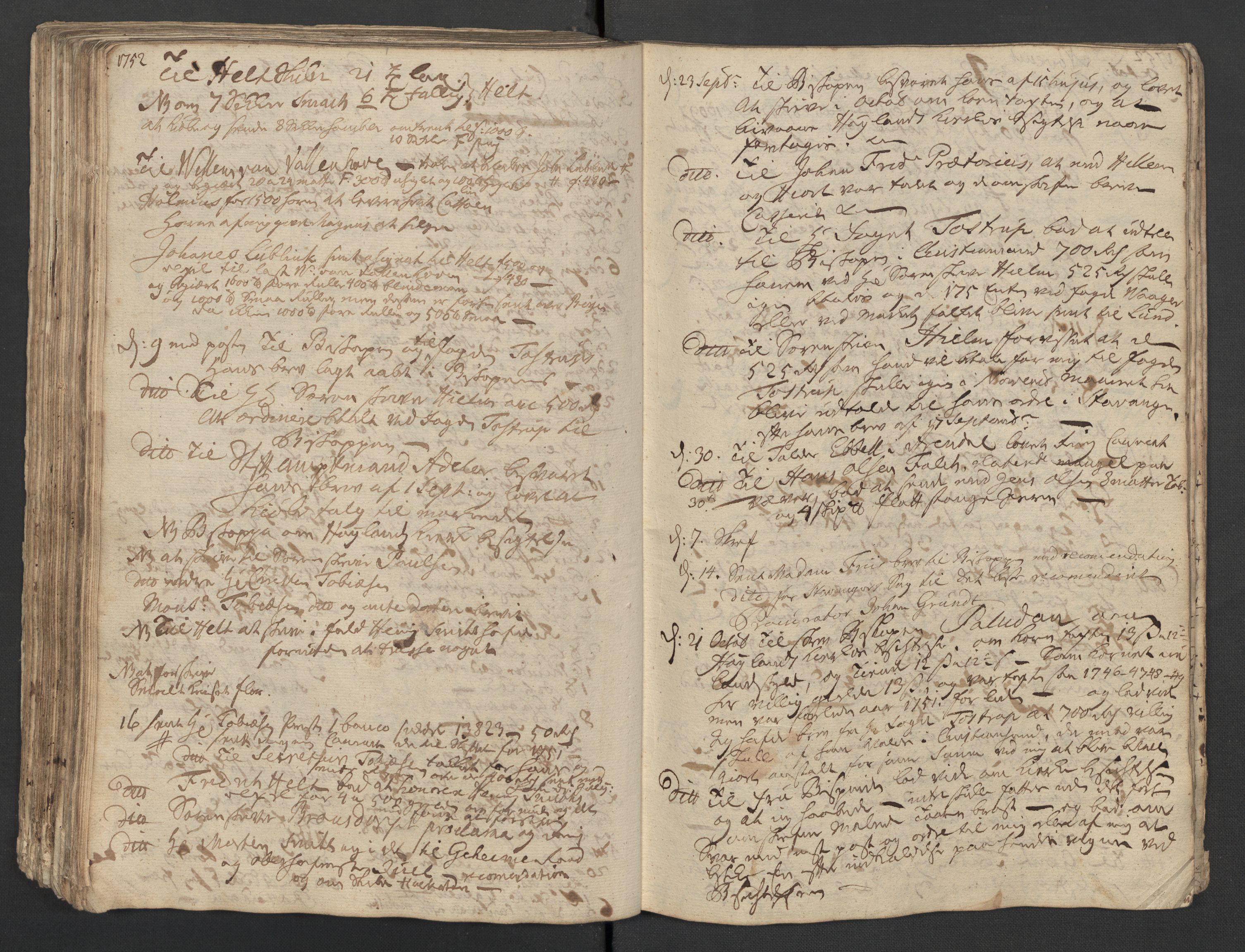 Pa 0119 - Smith, Lauritz Andersen og Lauritz Lauritzen, SAST/A-100231/O/L0001: Kopibøker m.m., 1746-1755, s. 156