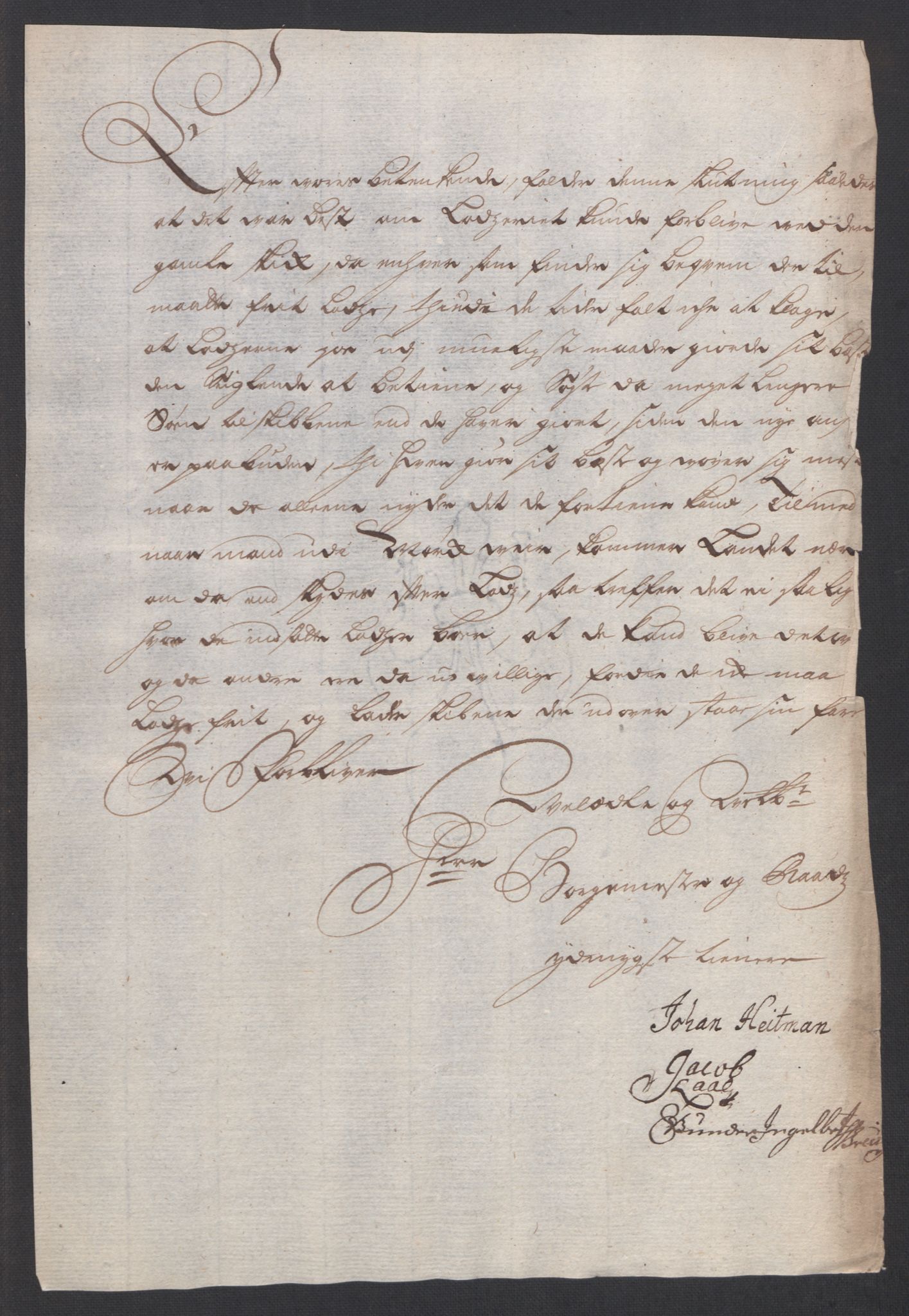 Forskjellige samlinger, Uplasserte saker i Eldre avdeling, AV/RA-EA-4033/F/L0005: Losvesenet., 1723-1807, s. 10