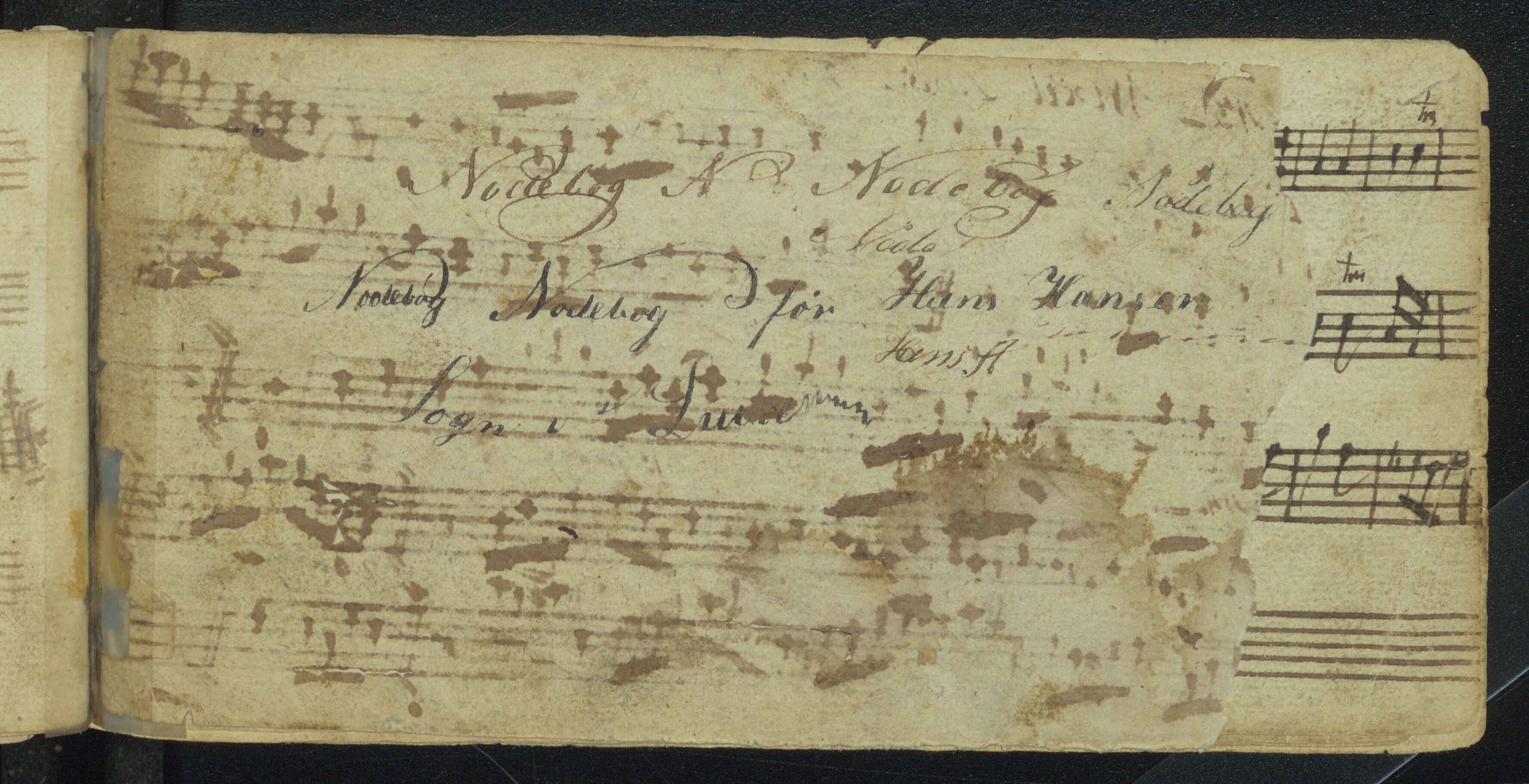 Sa 42 - Storgårds- og folkemusikk fra Klokkergården (Lardal bygdetun), VEMU/A-2514/F/L0001/0008: Originale håndskrevne, trykte og kopierte noter og notebøker, hefter, brev m.m. / Notebok 1820/1851 - Borger O. Kruke/Lindsverk/ukjent, 1820-1851, s. 15