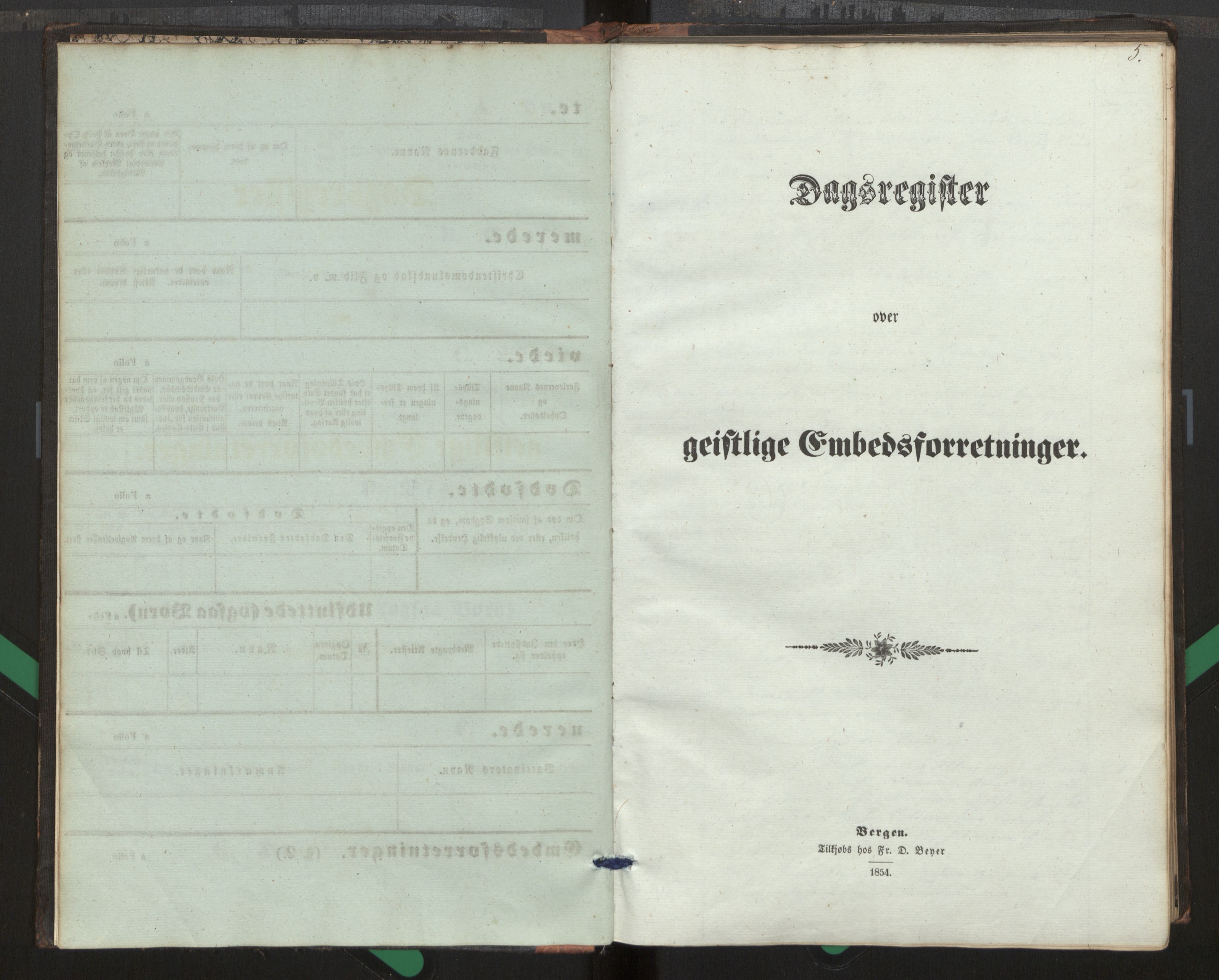 Kinn sokneprestembete, SAB/A-80801/H/Haa/Haag/L0002: Dagregister nr. G 2, 1859-1890, s. 5