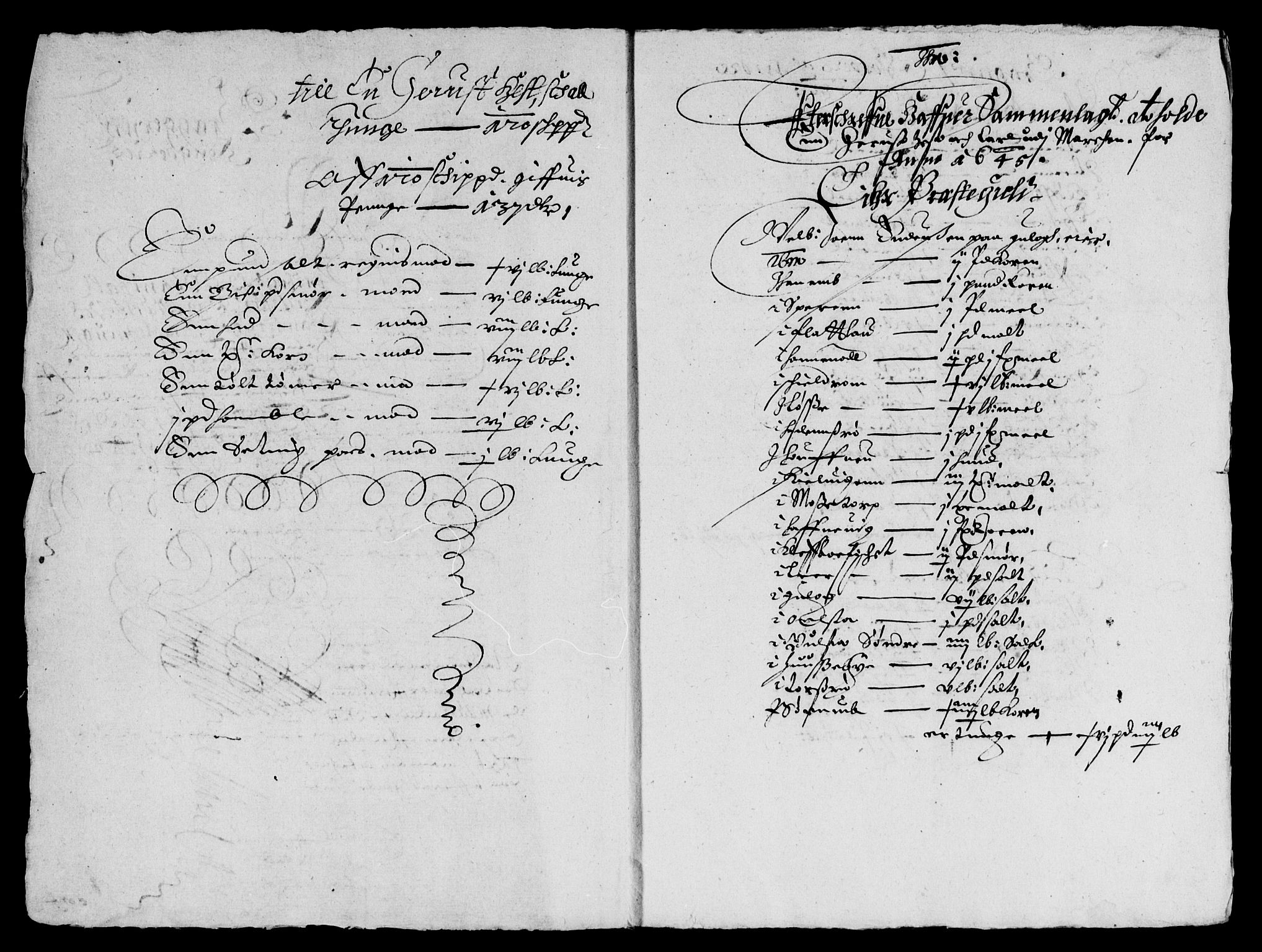 Rentekammeret inntil 1814, Reviderte regnskaper, Lensregnskaper, AV/RA-EA-5023/R/Rb/Rba/L0186: Akershus len, 1645-1646