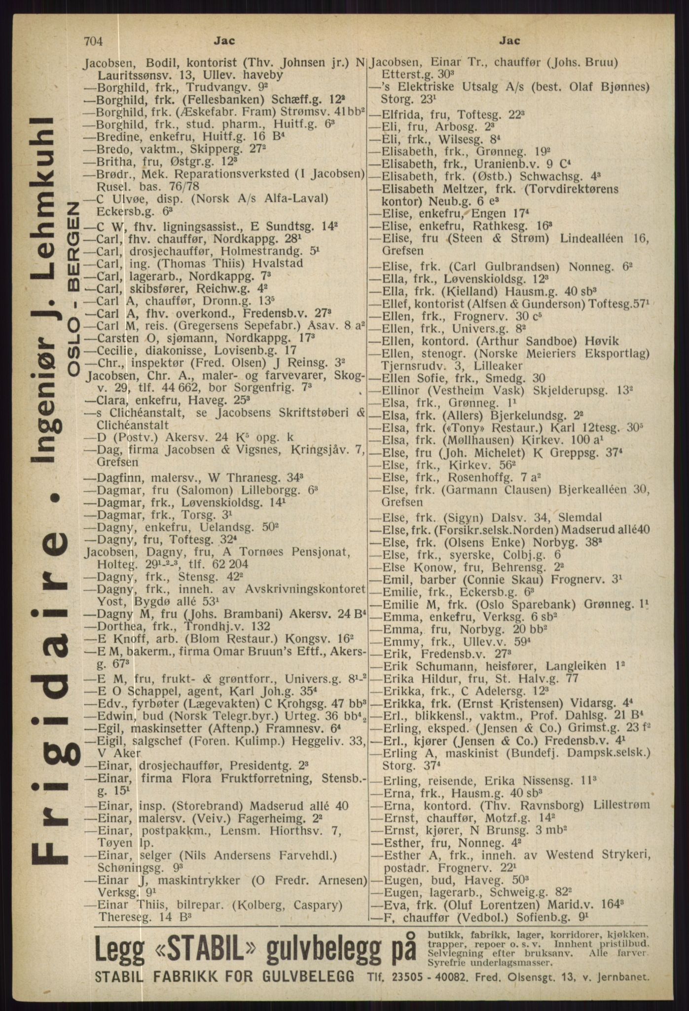Kristiania/Oslo adressebok, PUBL/-, 1936, s. 704