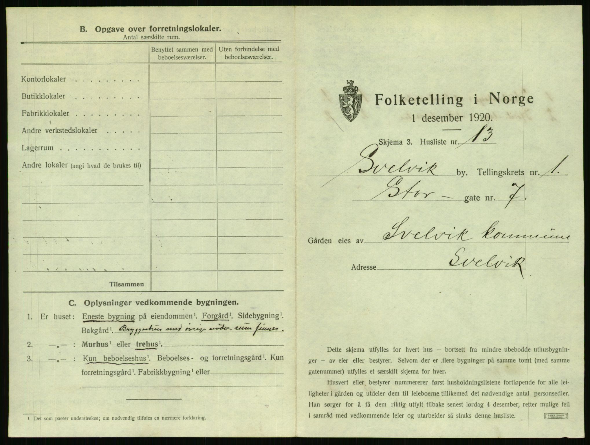 SAKO, Folketelling 1920 for 0701 Svelvik ladested, 1920, s. 41