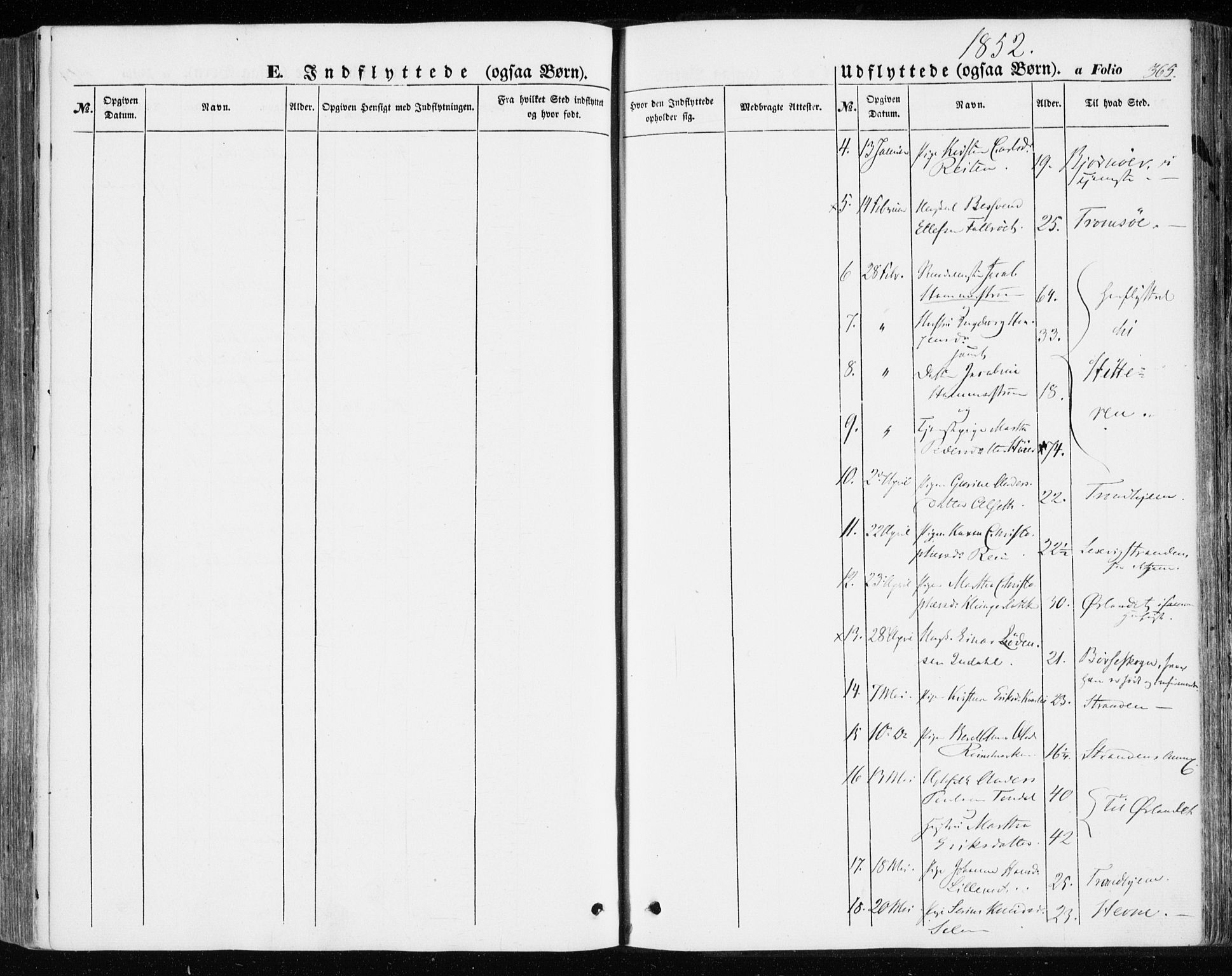 Ministerialprotokoller, klokkerbøker og fødselsregistre - Sør-Trøndelag, SAT/A-1456/646/L0611: Ministerialbok nr. 646A09, 1848-1857, s. 365