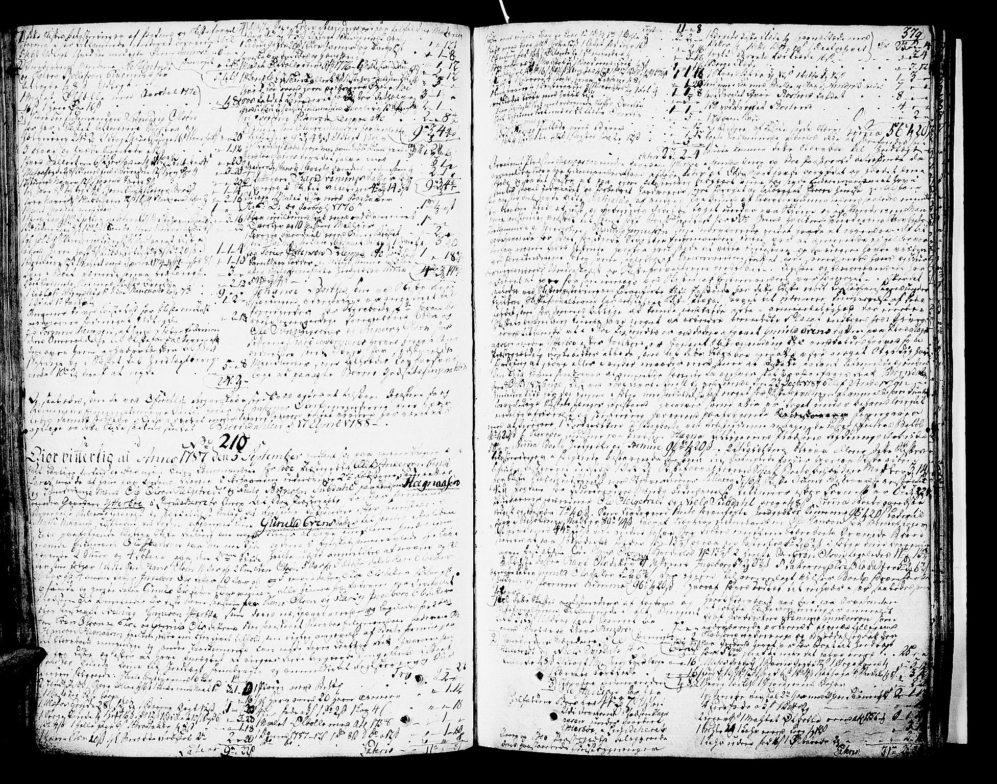 Nedre Telemark sorenskriveri, AV/SAKO-A-135/H/Hb/Hba/L0016a: Skifteprotokoll, 1785-1792, s. 378b-379a