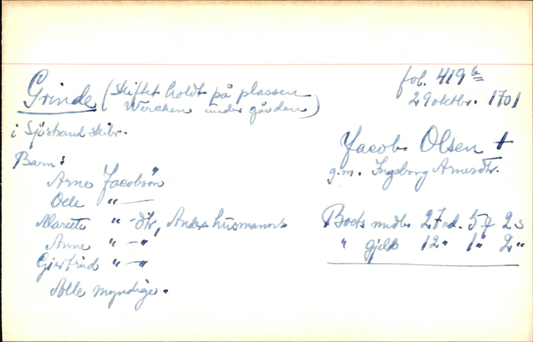 Skiftekort ved Statsarkivet i Bergen, SAB/SKIFTEKORT/006/L0001: Skifteprotokoll nr. 1-2, 1698-1720, s. 124