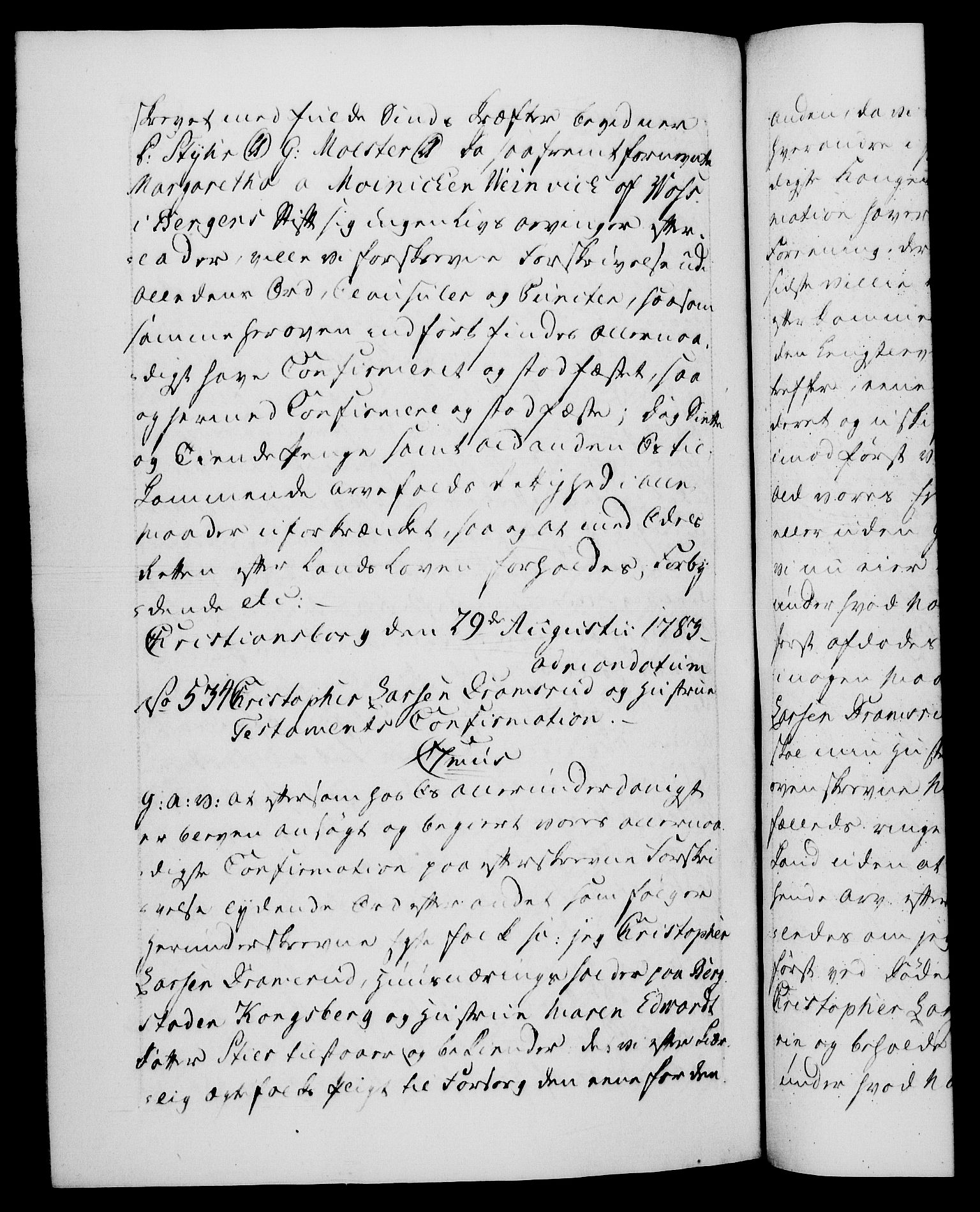Danske Kanselli 1572-1799, AV/RA-EA-3023/F/Fc/Fca/Fcaa/L0049: Norske registre, 1782-1783, s. 666b