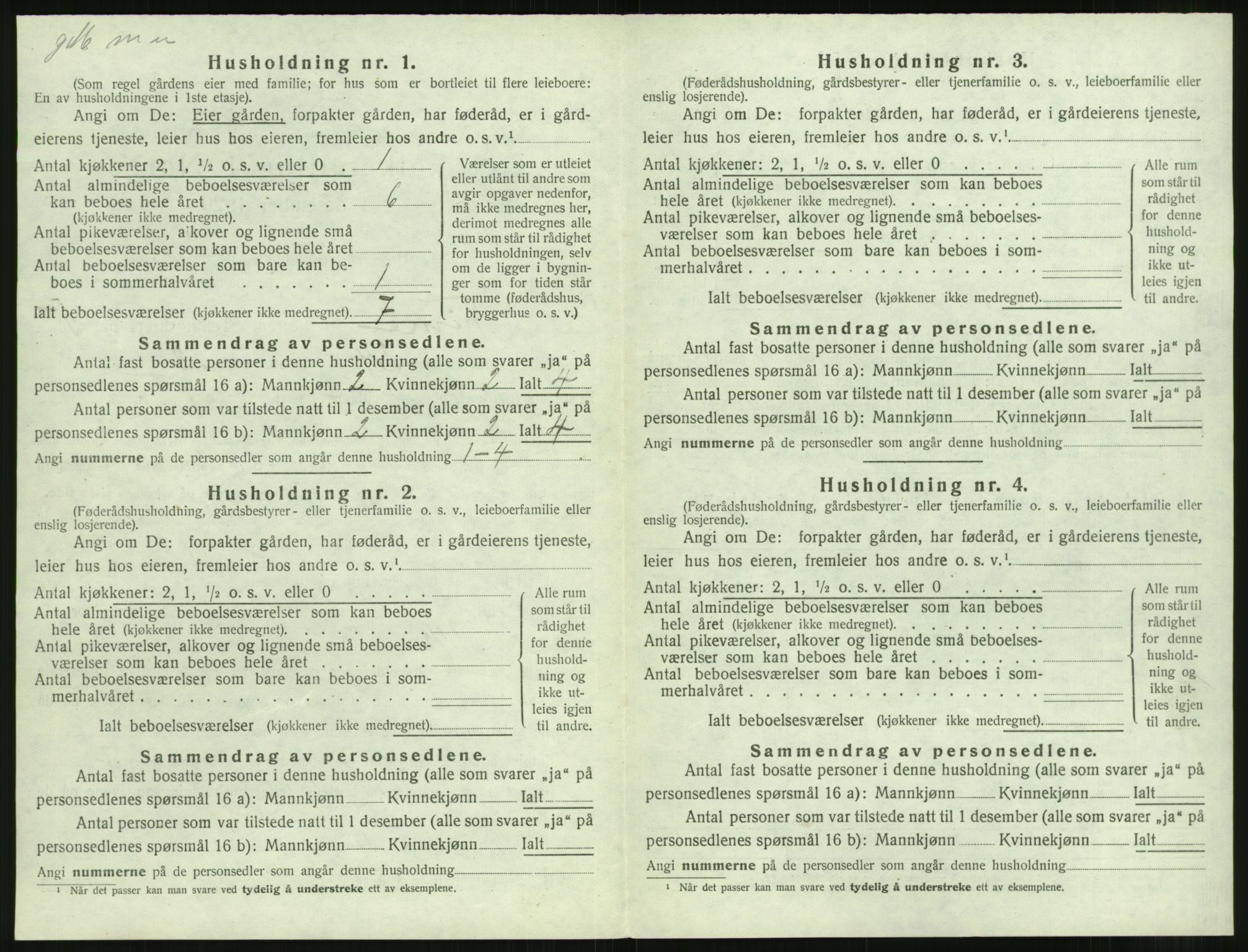 SAST, Folketelling 1920 for 1121 Time herred, 1920, s. 844